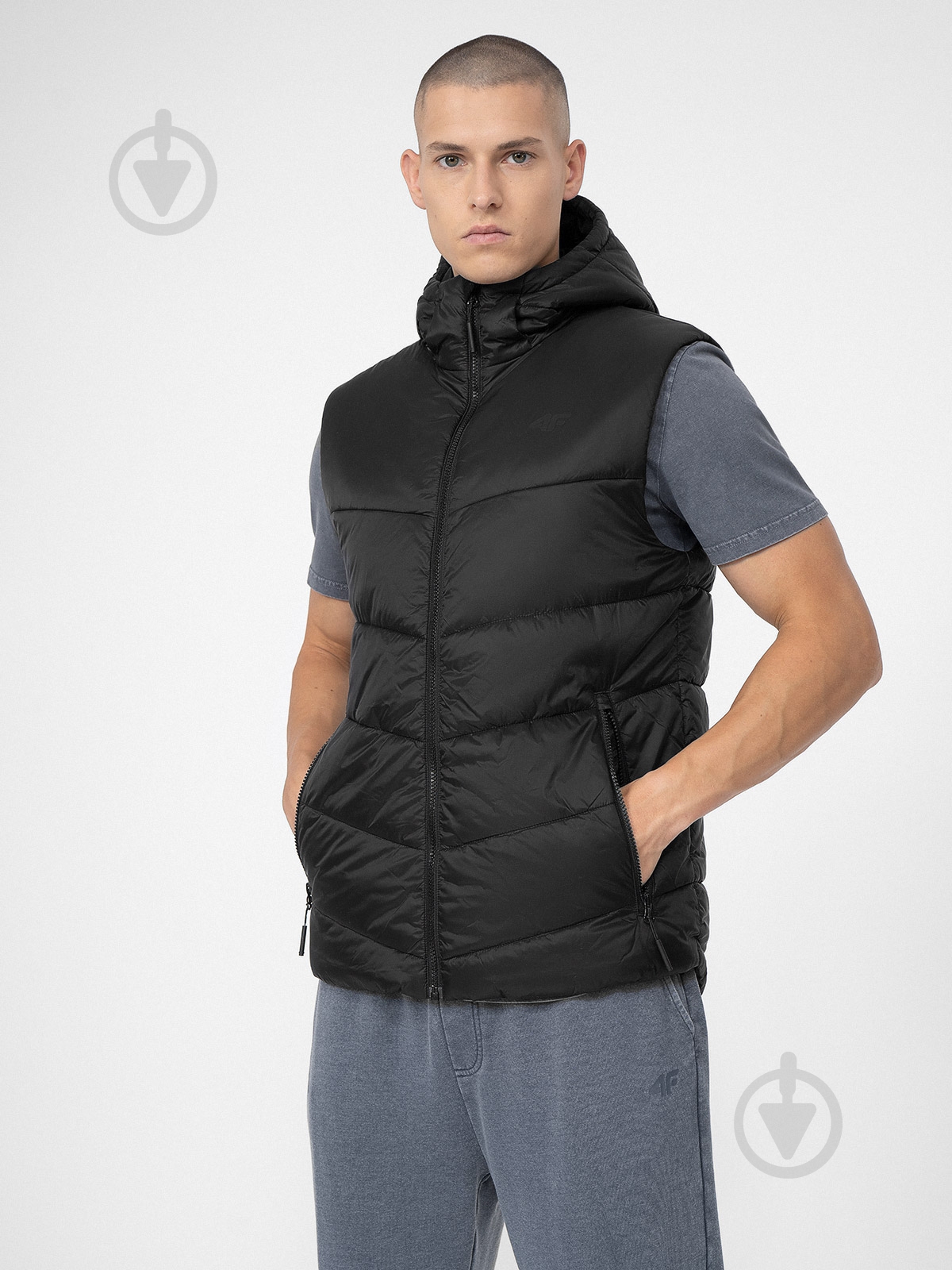 Жилет 4F 4FSS23TDJAM083-20S р.M черный - фото 2 Жилет 4F 4FSS23TDJAM083-20S р.M черный - фото 2