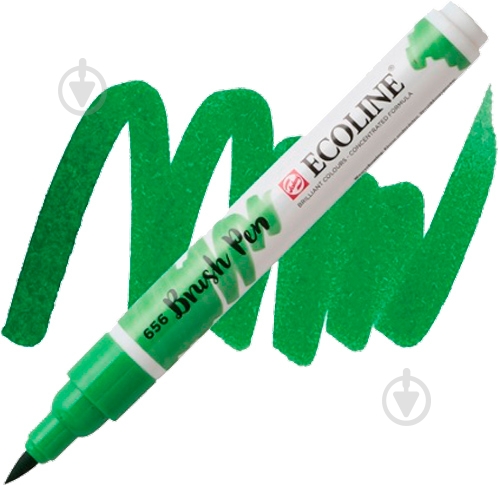 Маркер акварельный Ecoline Talens Brushpen 656 11506560 зеленый лес - фото 1