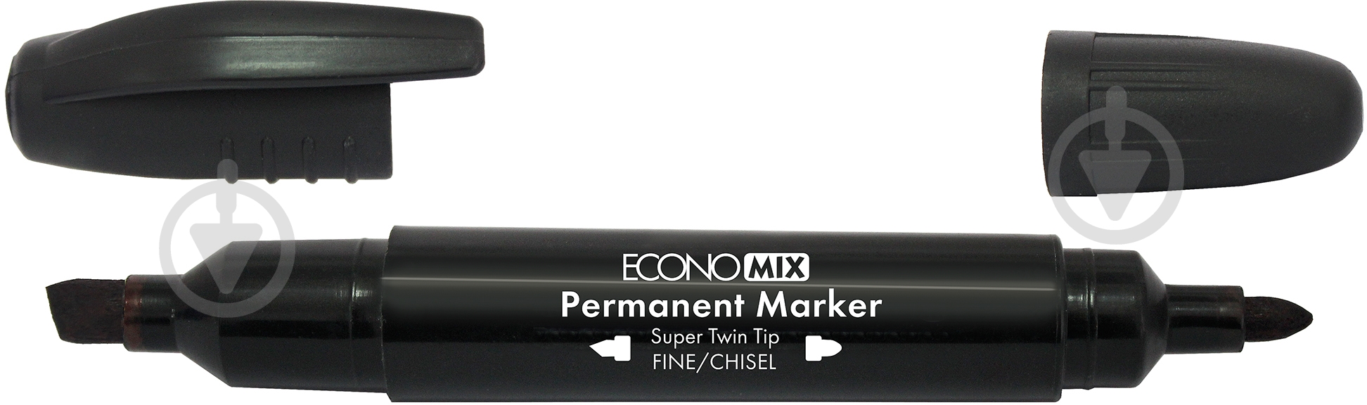 Маркер перманентный Economix двусторонний 1-3 / 2-4 мм E11602-01 черный - фото 1 Маркер перманентный Economix двусторонний 1-3 / 2-4 мм E11602-01 черный - фото 1