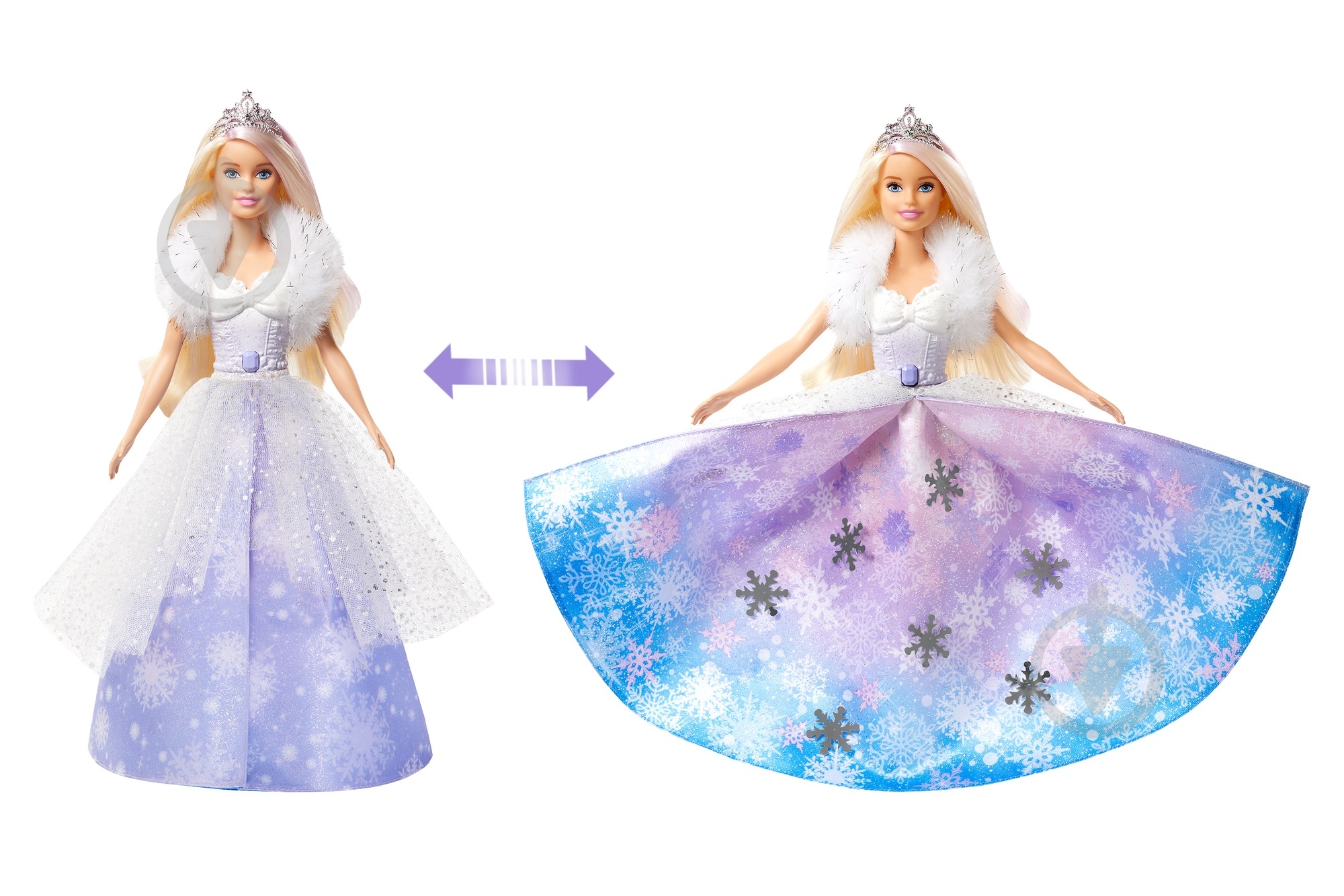 Лялька Barbie Dreamtopia Зимова принцеса GKH26 - фото 3