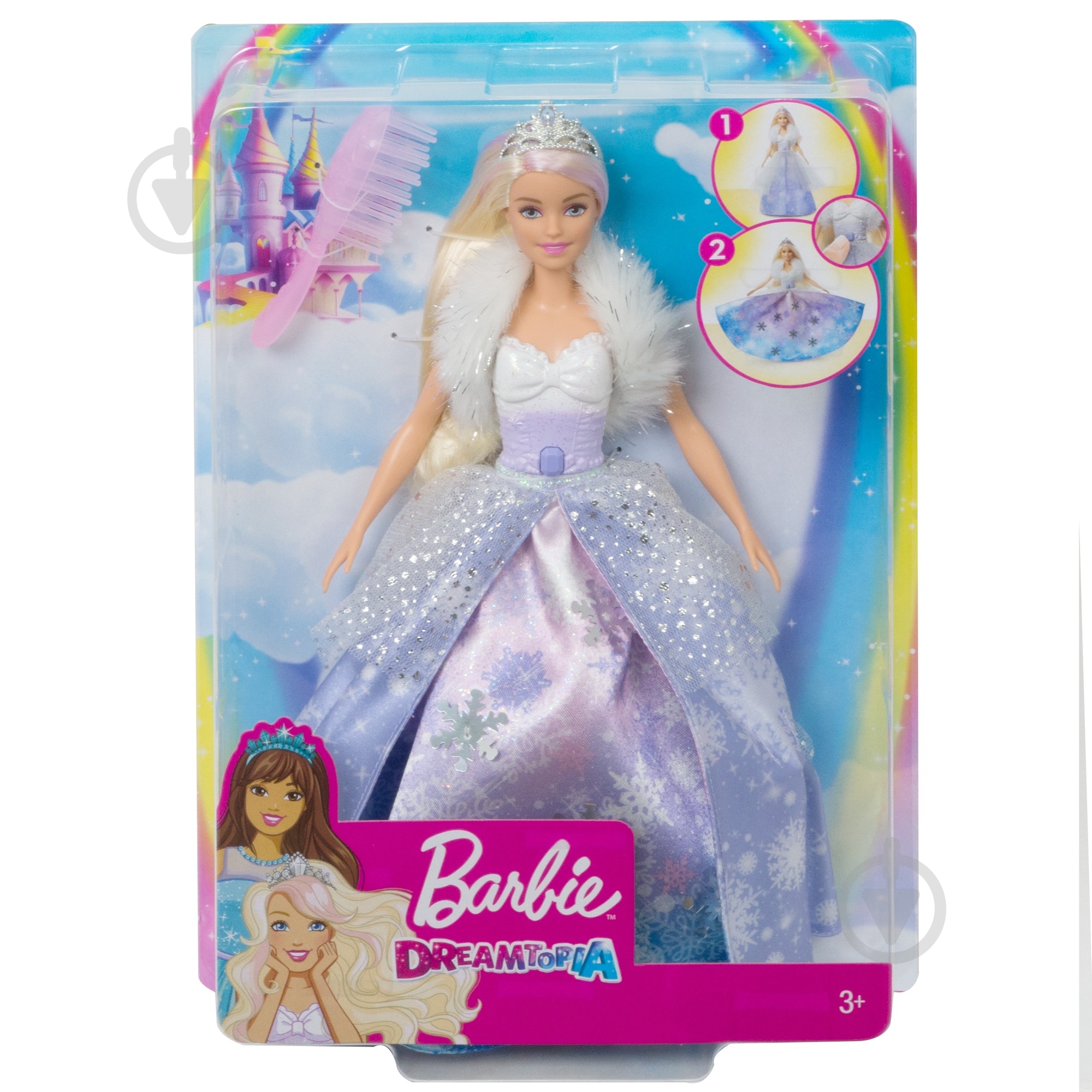 Лялька Barbie Dreamtopia Зимова принцеса GKH26 - фото 2