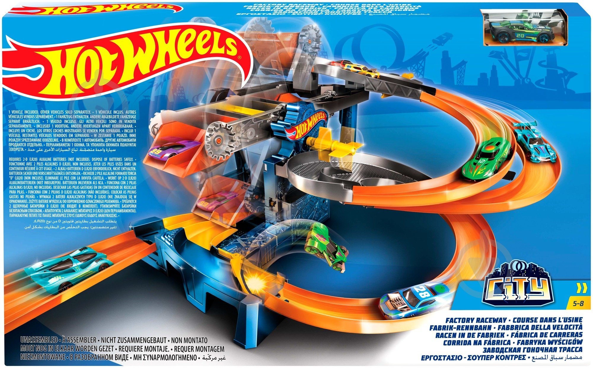 Трек Hot Wheels City FDF28 - фото 1 Трек Hot Wheels City FDF28 - фото 1