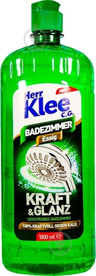 Жидкость Herr Klee для мытья ванны Badezimmer Essig 1 л - фото 1