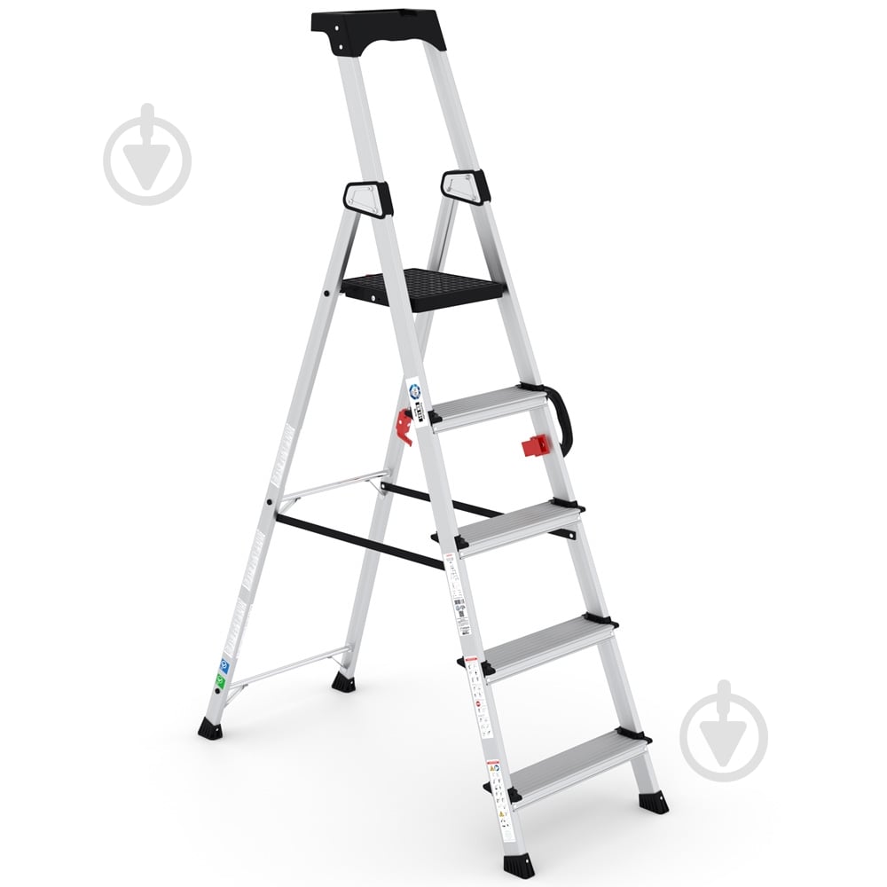 Лестница-стремянка Virastar HAZAR 4+1 (HA104) с органайзером - фото 1 Лестница-стремянка Virastar HAZAR 4+1 (HA104) с органайзером - фото 1