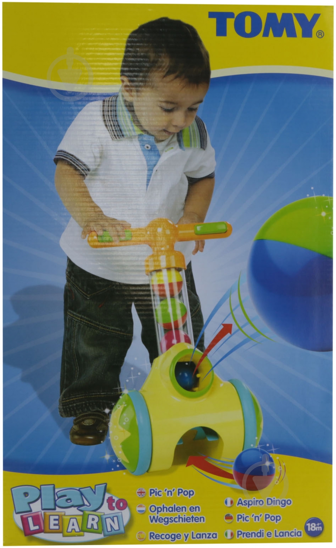 Каталка Tomy з кульками Pic’n’Pop T71161 - фото 3