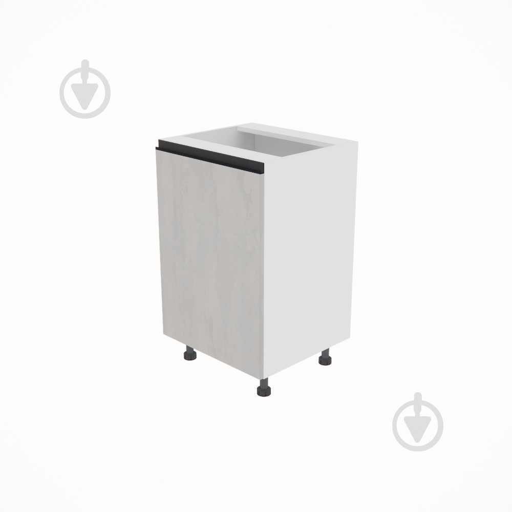 Тумба нижня Софі (Н 50 ліва) шовковий камінь/білий Світ Меблів - фото 1 Тумба нижня Софі (Н 50 ліва) шовковий камінь/білий Світ Меблів - фото 1