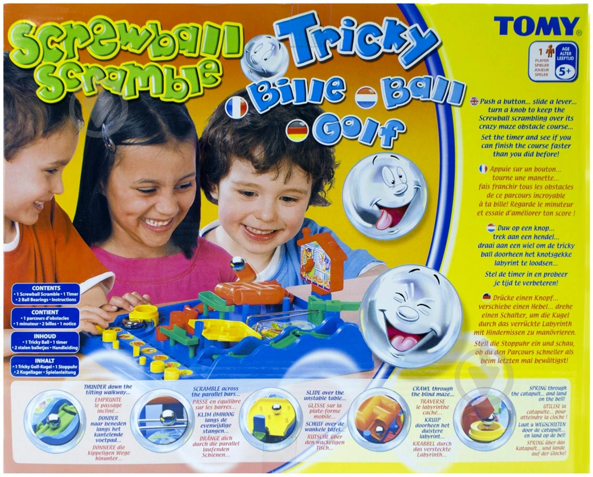 Игра настольная Tomy Веселый шарик 7070 - фото 3 Игра настольная Tomy Веселый шарик 7070 - фото 3