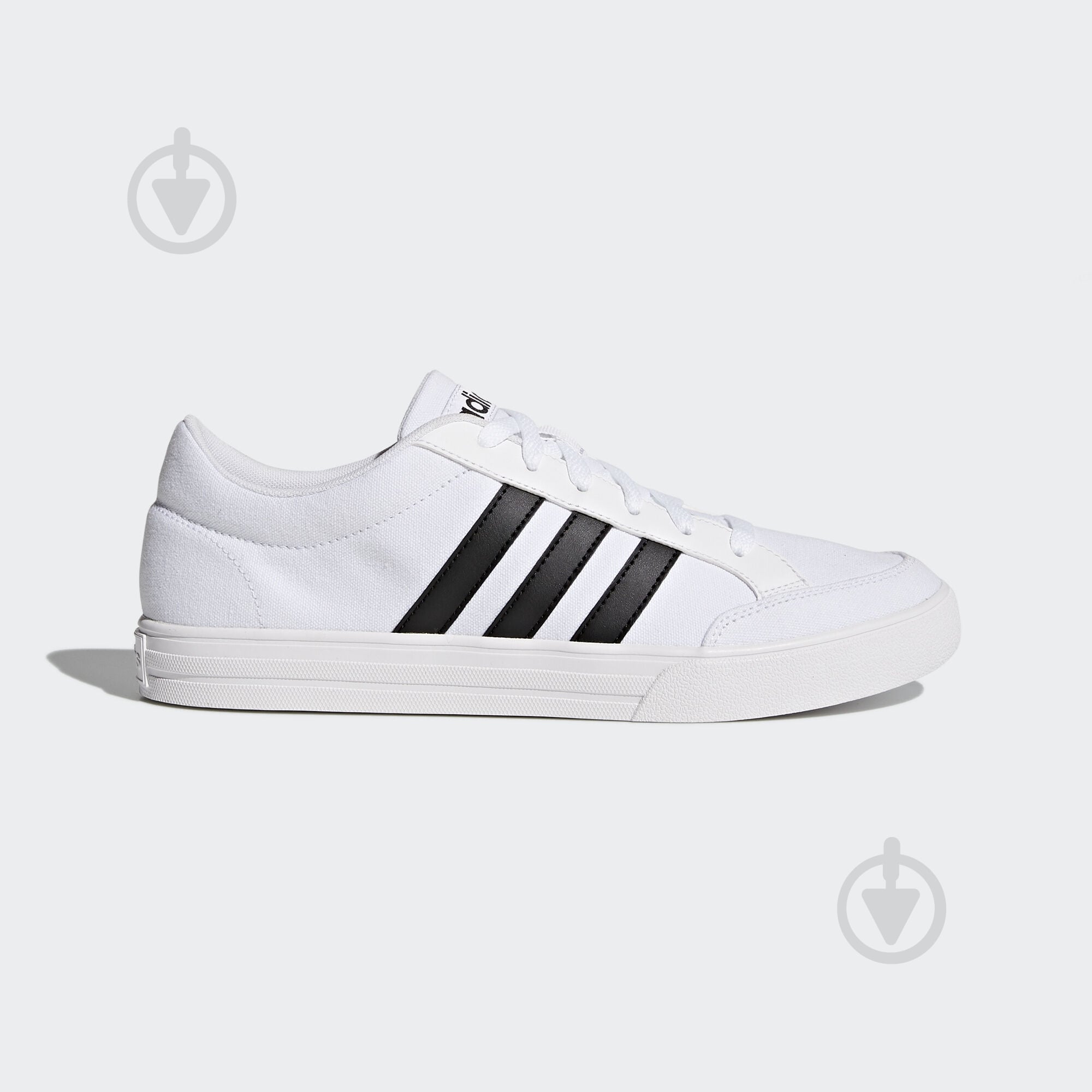 Кроссовки мужские демисезонные Adidas VS SET AW3889 р.44 2/3 белые - фото 1