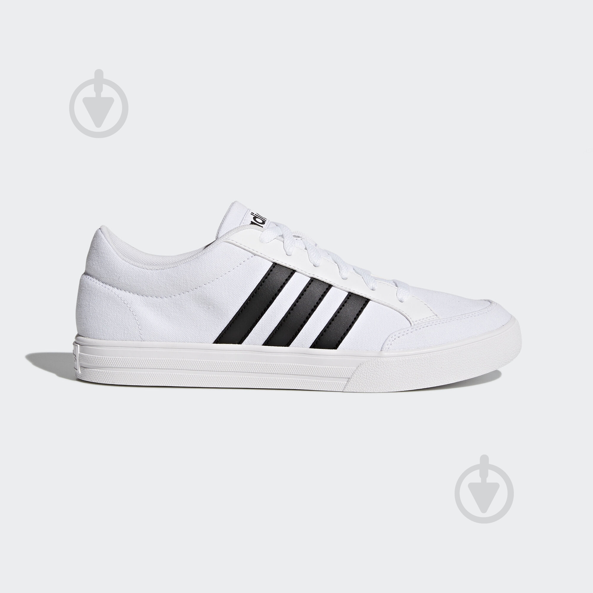 Кросівки чоловічі демісезонні Adidas VS SET AW3889 р.46 білі - фото 1