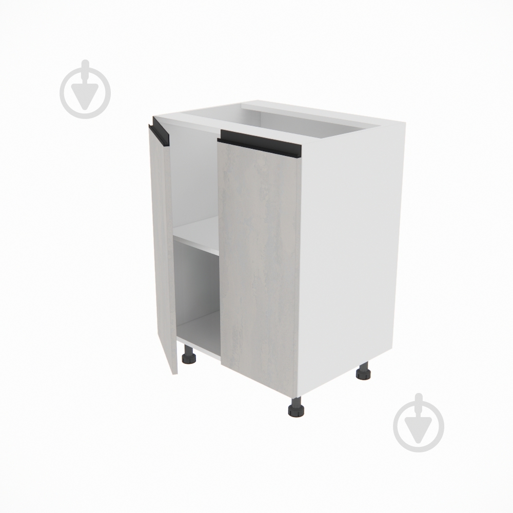 Тумба нижняя Софи (Н 60) шелковый камень/белый Світ Меблів - фото 2 Тумба нижняя Софи (Н 60) шелковый камень/белый Світ Меблів - фото 2