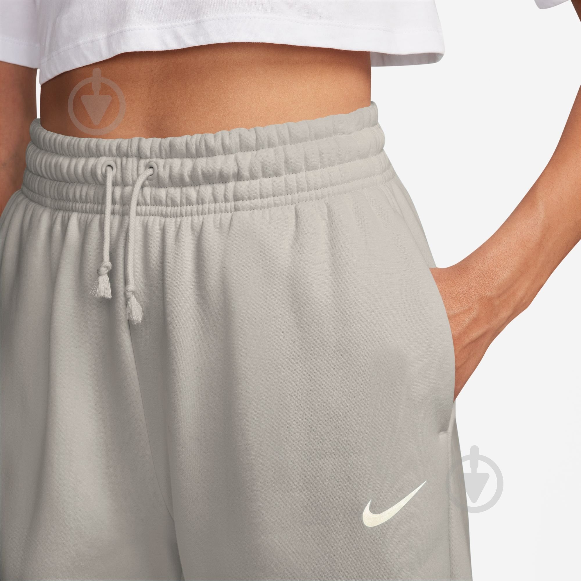 Штани Nike W NSW PHNX FLC HR OS PANT 2 FZ5996-009 р. L бежевий - фото 3 Штани Nike W NSW PHNX FLC HR OS PANT 2 FZ5996-009 р. L бежевий - фото 3