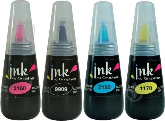 Набор чернил Primary colours 25 мл 4 шт. Graph'it - фото 1 Набор чернил Primary colours 25 мл 4 шт. Graph'it - фото 1