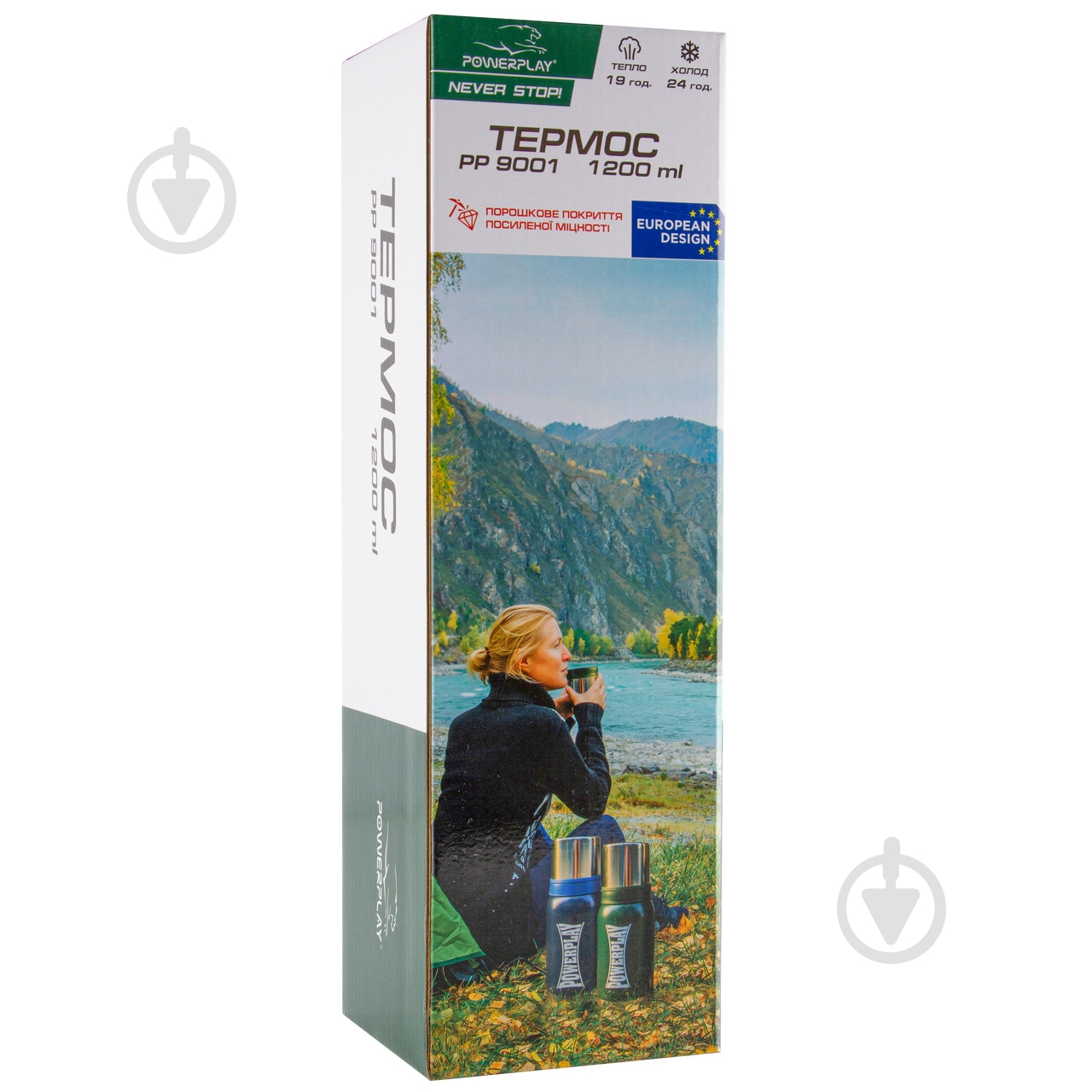Термос PowerPlay 1200 мл зеленый 9001 - фото 10 Термос PowerPlay 1200 мл зеленый 9001 - фото 10