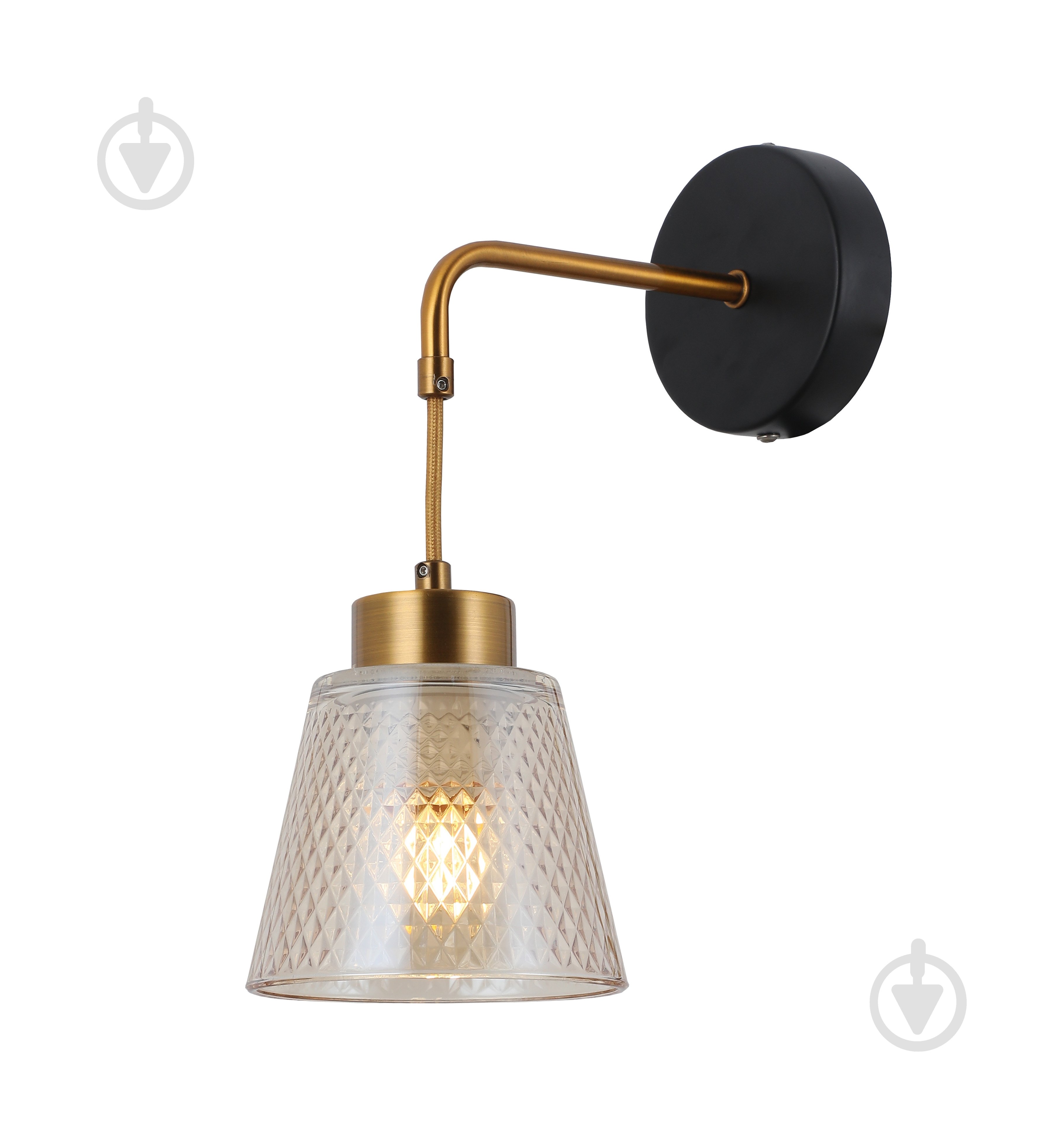 Бра WunderLicht 1x60 Вт Е27 бронзовый OM6056-11 - фото 1