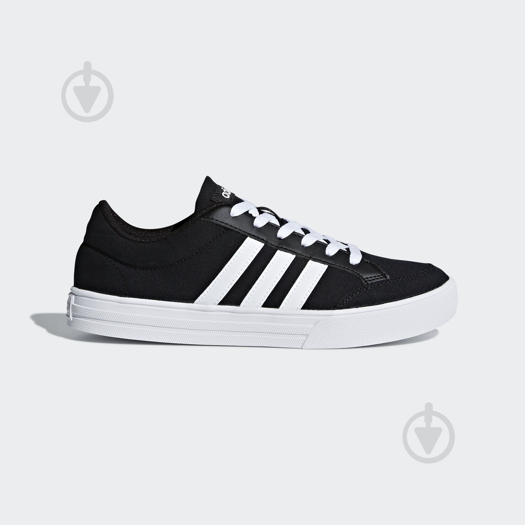 Кросівки чоловічі демісезонні Adidas VS SET AW3890 р.46 чорні - фото 1