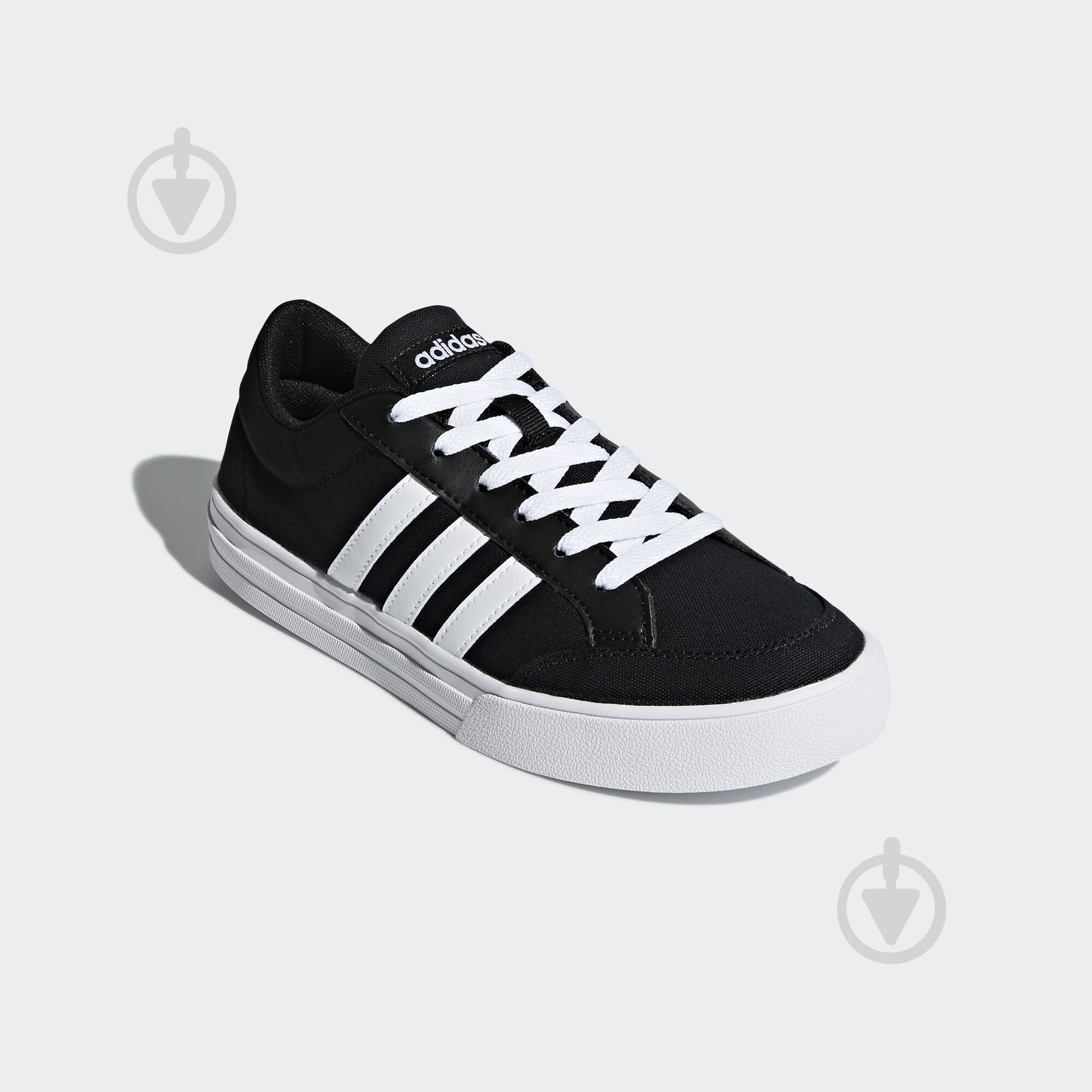 Кросівки чоловічі демісезонні Adidas VS SET AW3890 р.46 чорні - фото 4