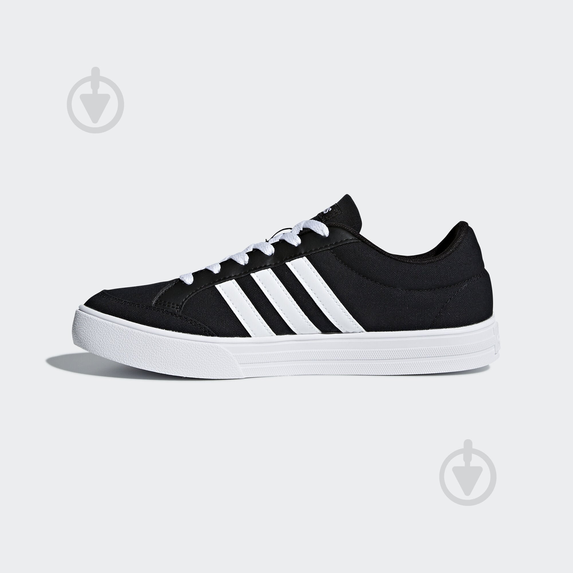 Кросівки чоловічі демісезонні Adidas VS SET AW3890 р.46 чорні - фото 6