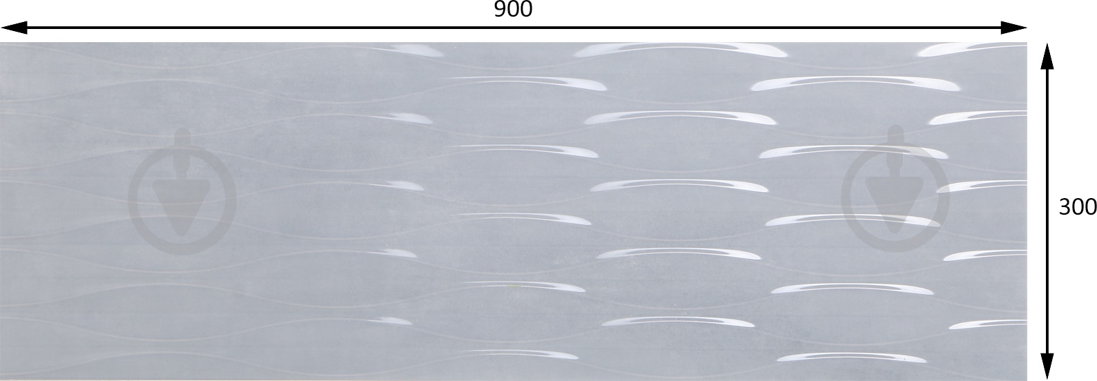 Плитка Cifre Титан аква релив 30x90 - фото 4