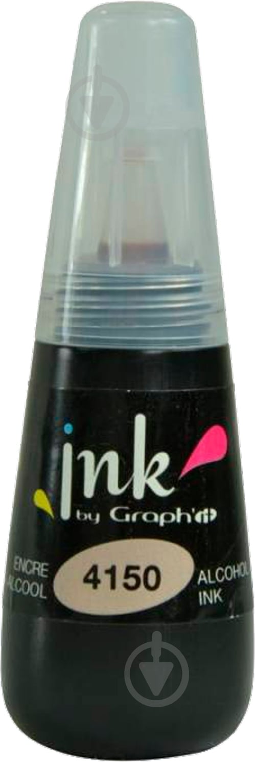 Чернила спиртовое для заправки маркеров 4150 телесный 25 мл Graph'it - фото 1 Чернила спиртовое для заправки маркеров 4150 телесный 25 мл Graph'it - фото 1