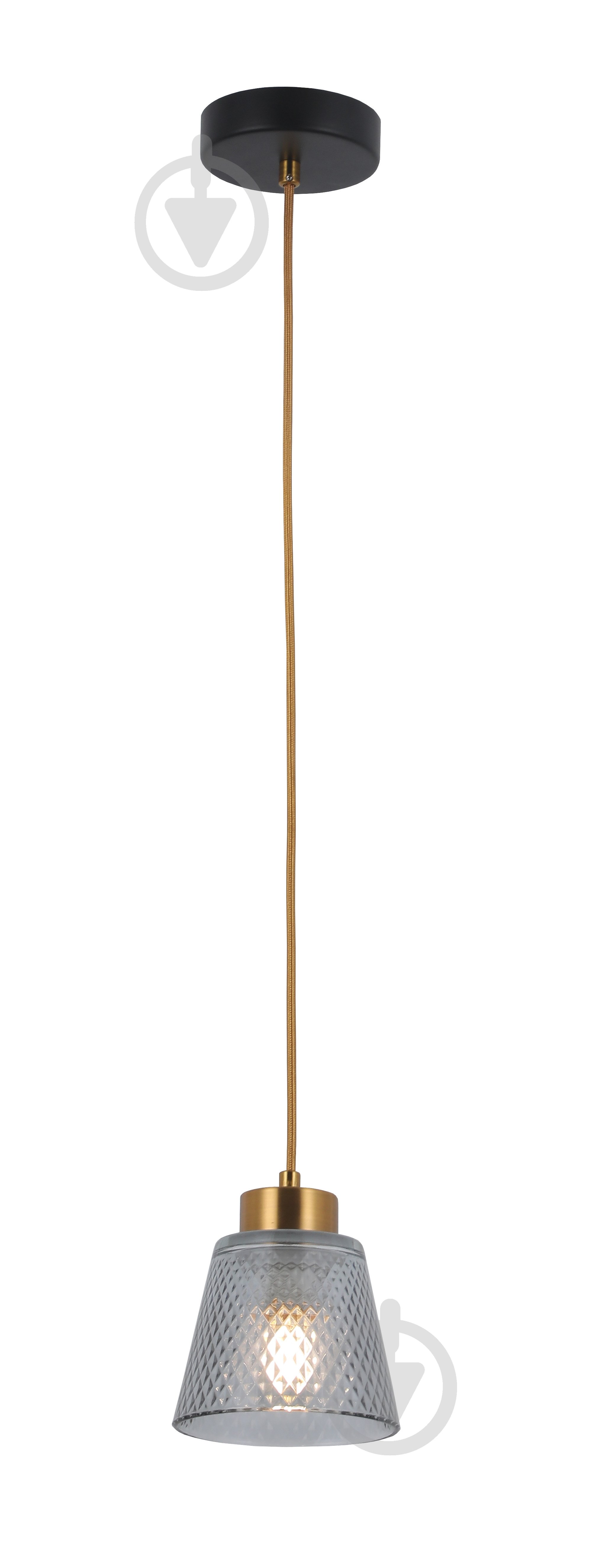 Подвес WunderLicht 1x60 Вт Е27 бронзовый OM6056-31 - фото 1