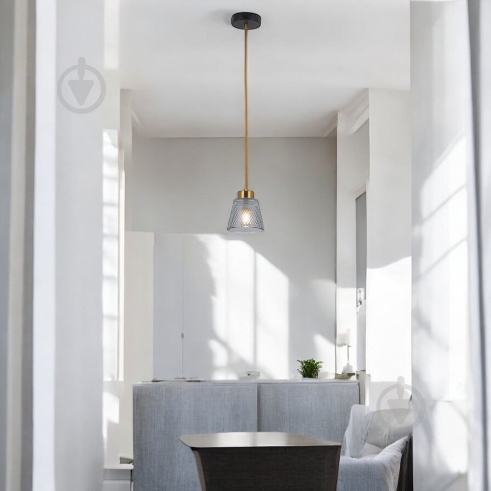 Подвес WunderLicht 1x60 Вт Е27 бронзовый OM6056-31 - фото 2