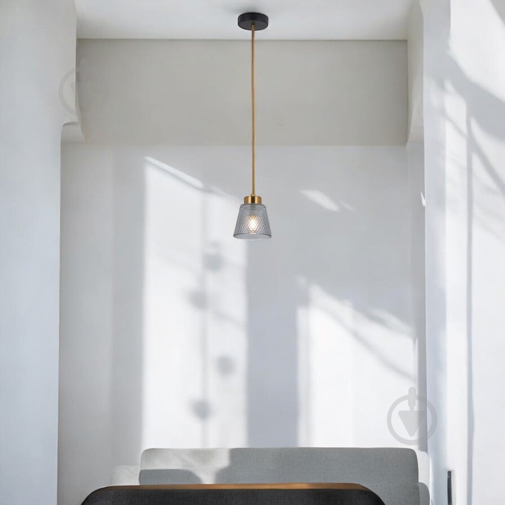 Подвес WunderLicht 1x60 Вт Е27 бронзовый OM6056-31 - фото 3