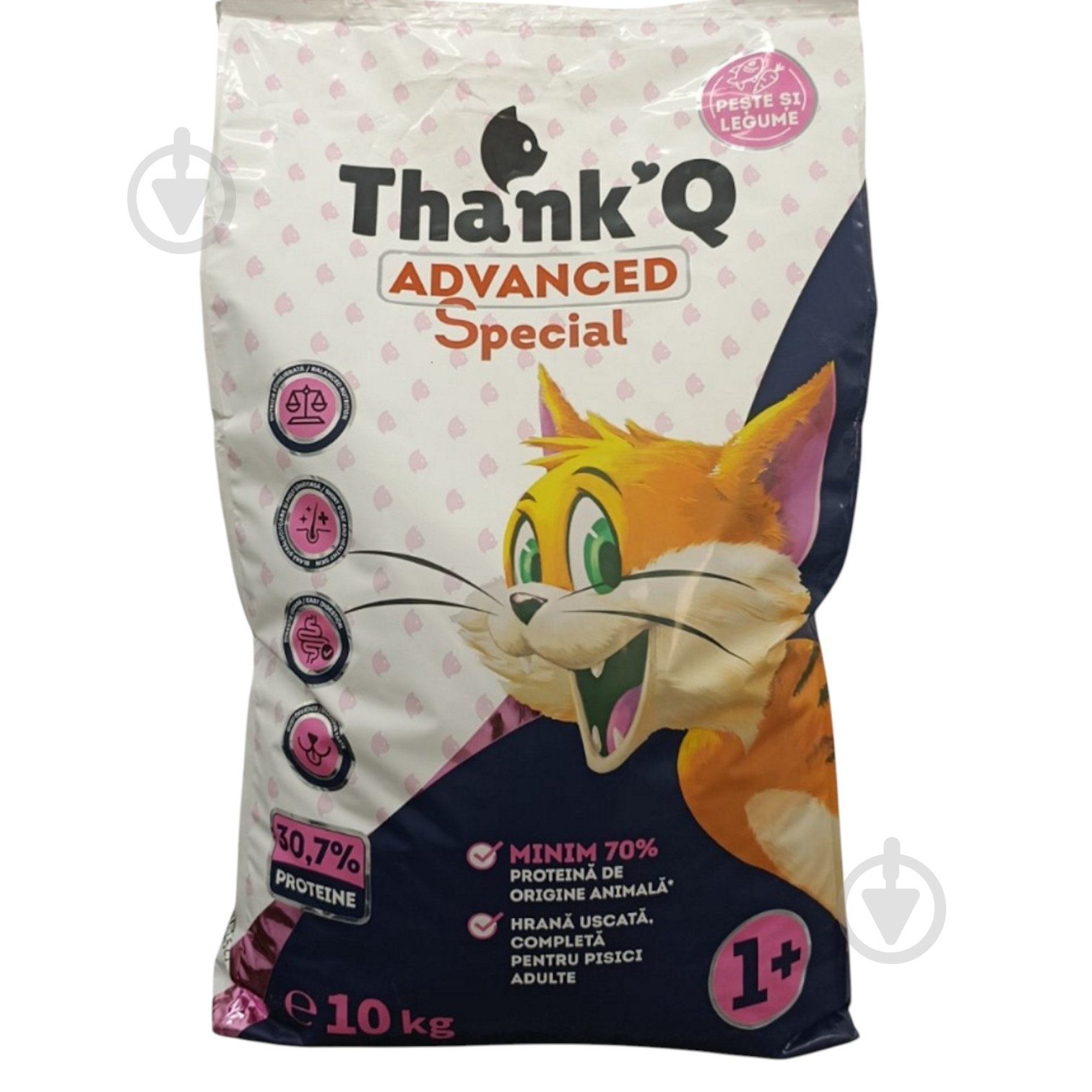 Корм сухий для котів ThankQ ADVANCED з рибою 10 кг - фото 1