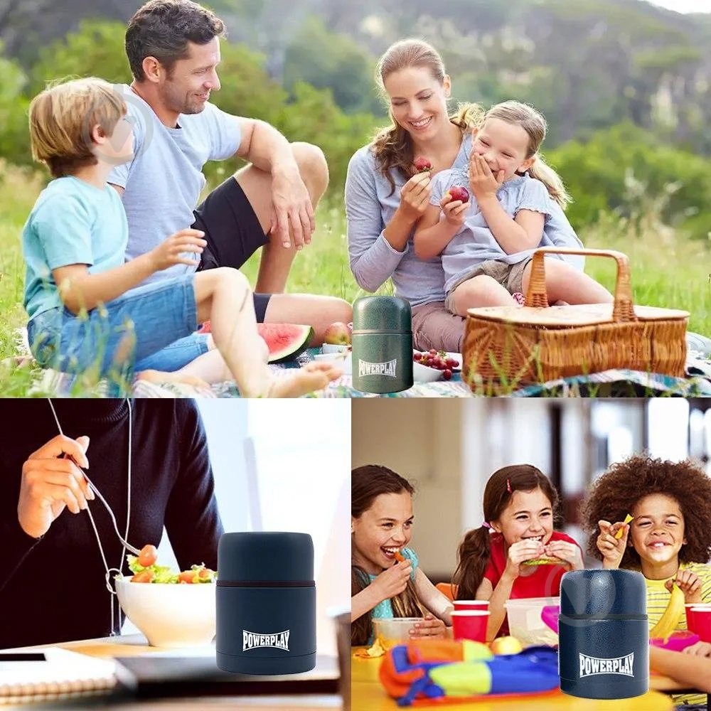 Термос для еды PowerPlay 500 мл зеленый 9003 - фото 7 Термос для еды PowerPlay 500 мл зеленый 9003 - фото 7