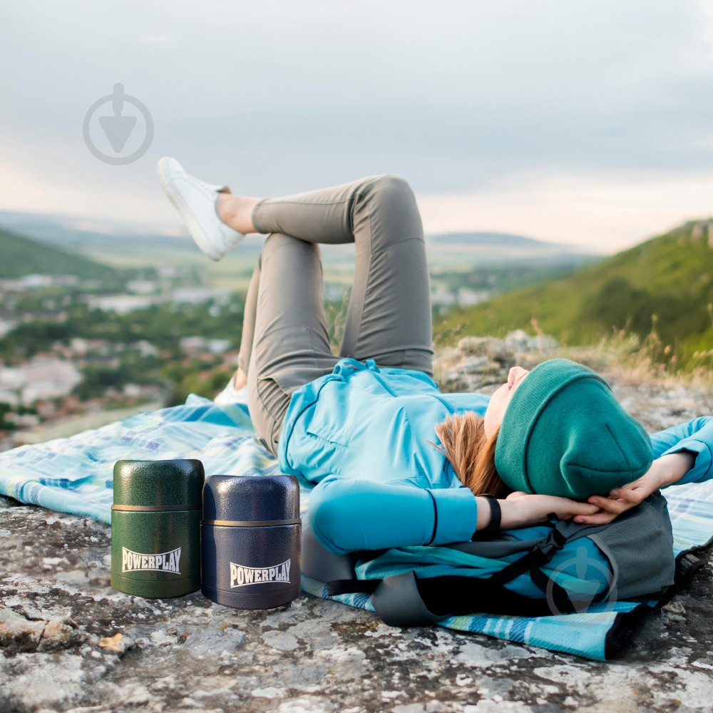 Термос PowerPlay 500 мл синий 9003 - фото 9