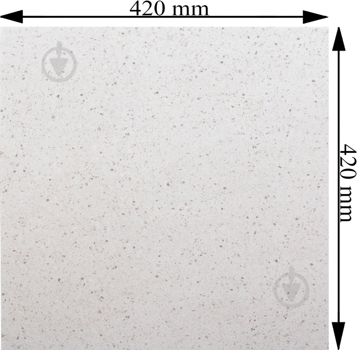 Плитка Cersanit Rovena light grey satin 42х42 см - фото 4
