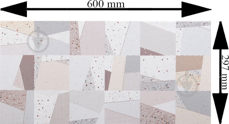 Плитка Cersanit Rovena pattern satin 29,7х60 см - фото 4