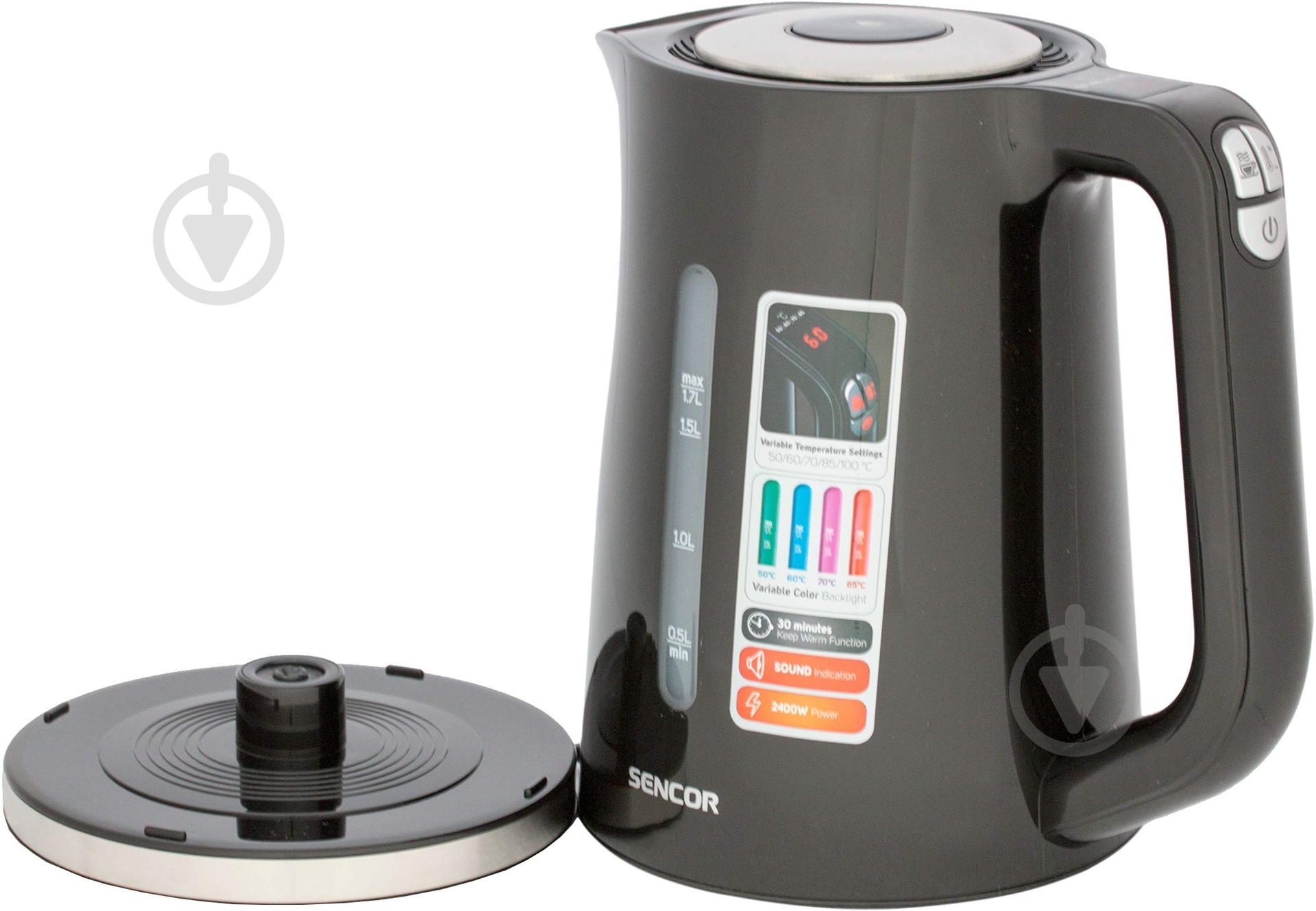 Электрочайник Sencor SWK 1792 BK - фото 2