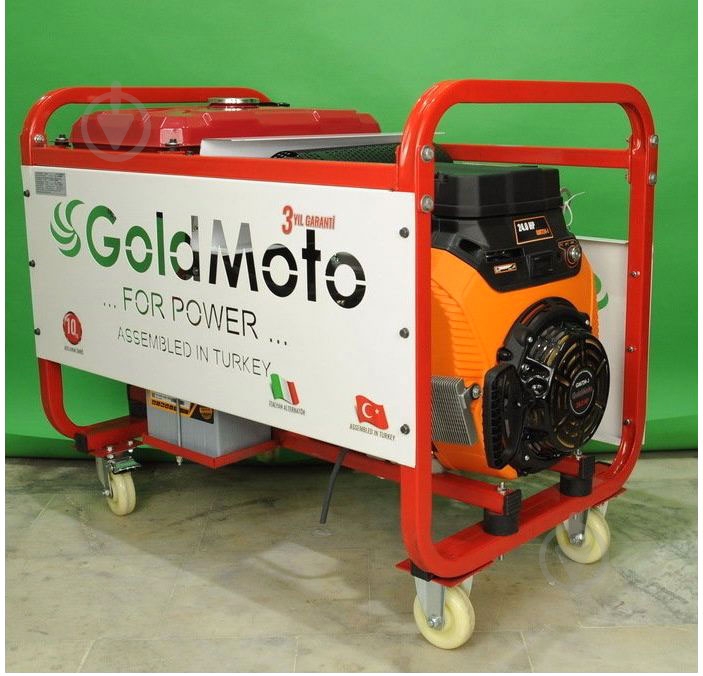 Генератор бензиновий GoldMoto 12,7 кВт / 13,4 кВт 220 В GM17BJG - фото 3