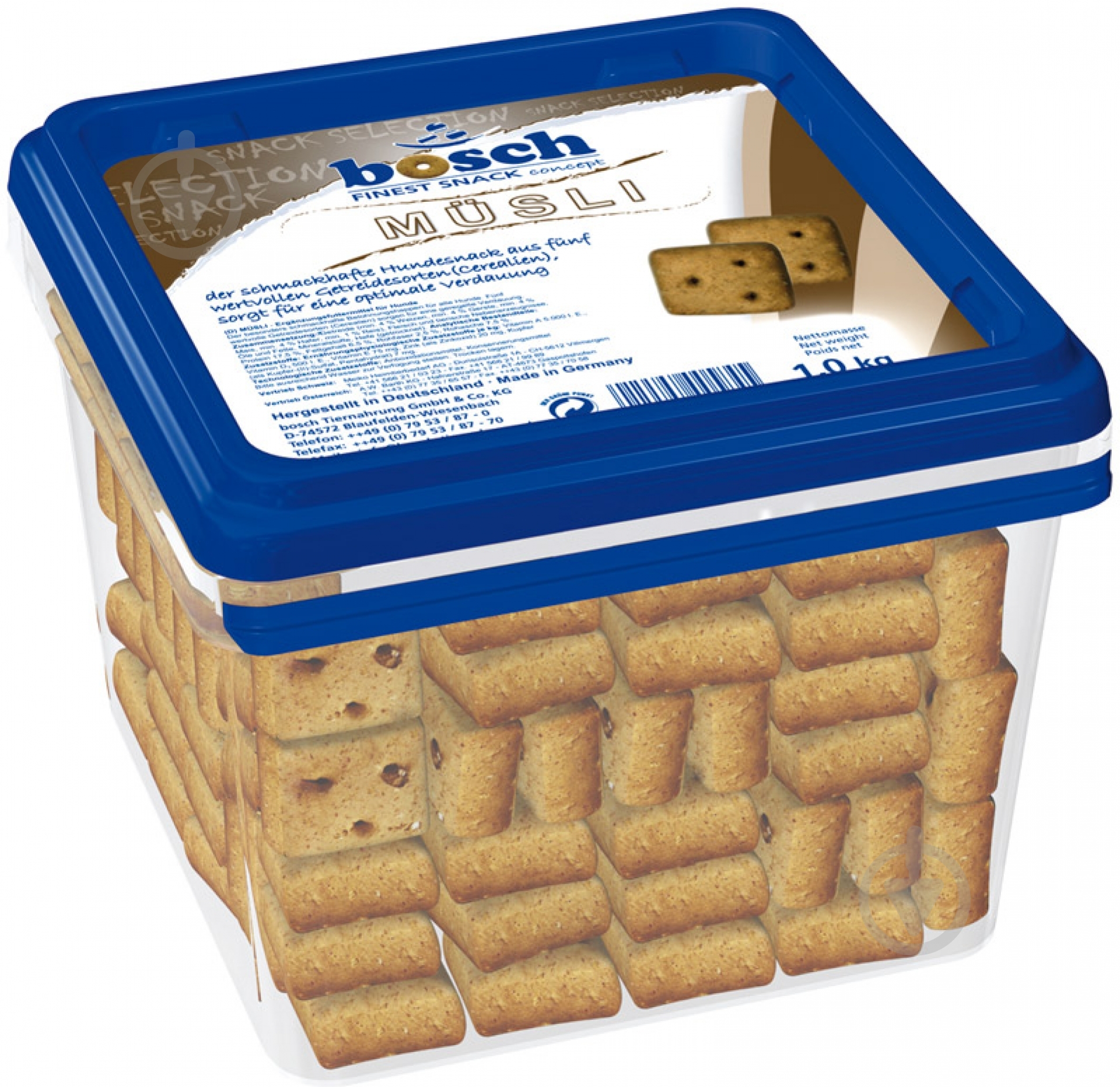 Ласощі Bosch Petfood Мюсли 1 кг - фото 1 Ласощі Bosch Petfood Мюсли 1 кг - фото 1
