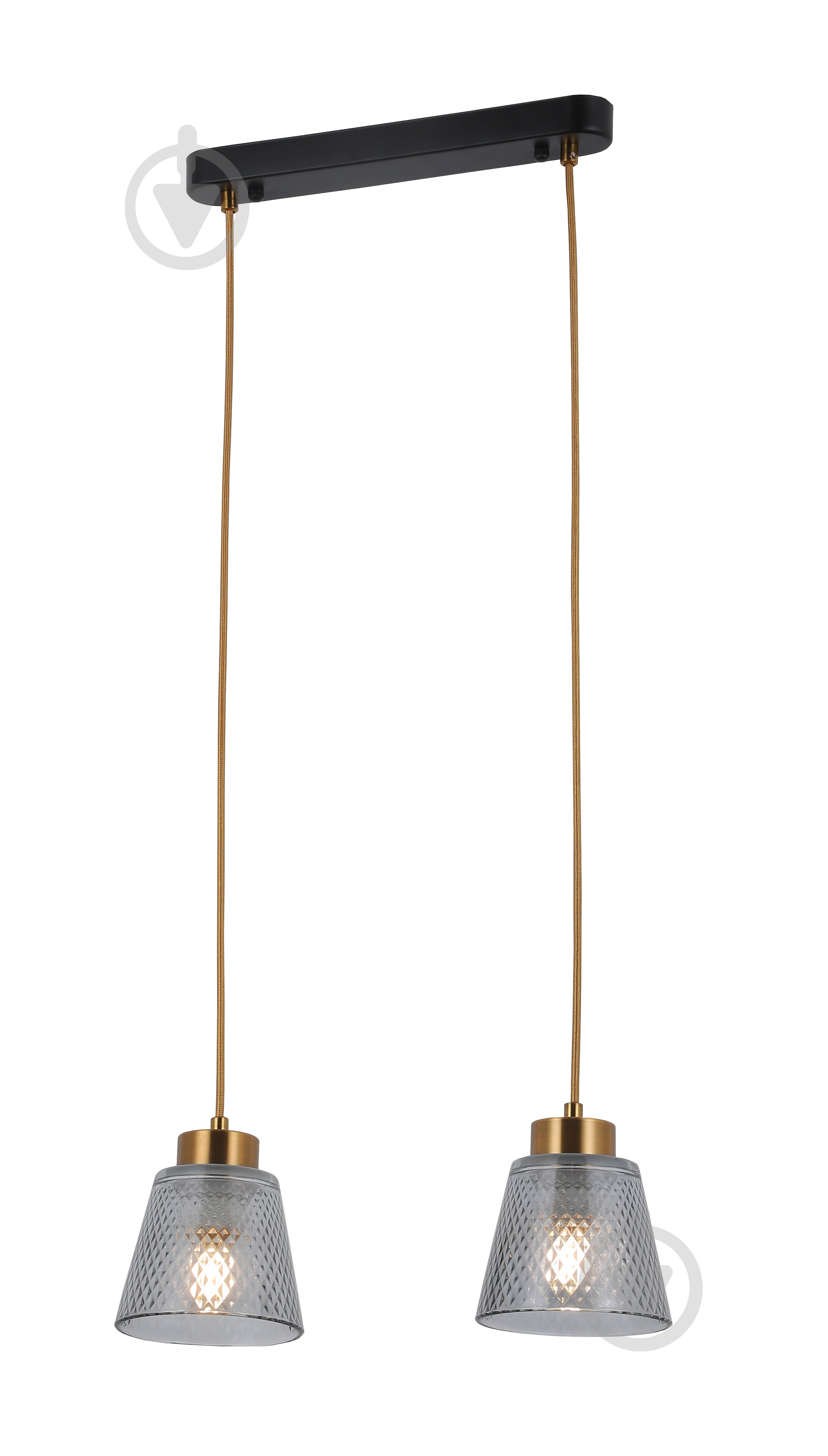 Подвес WunderLicht 2x60 Вт Е27 бронзовый OM6056-32 - фото 1 Подвес WunderLicht 2x60 Вт Е27 бронзовый OM6056-32 - фото 1