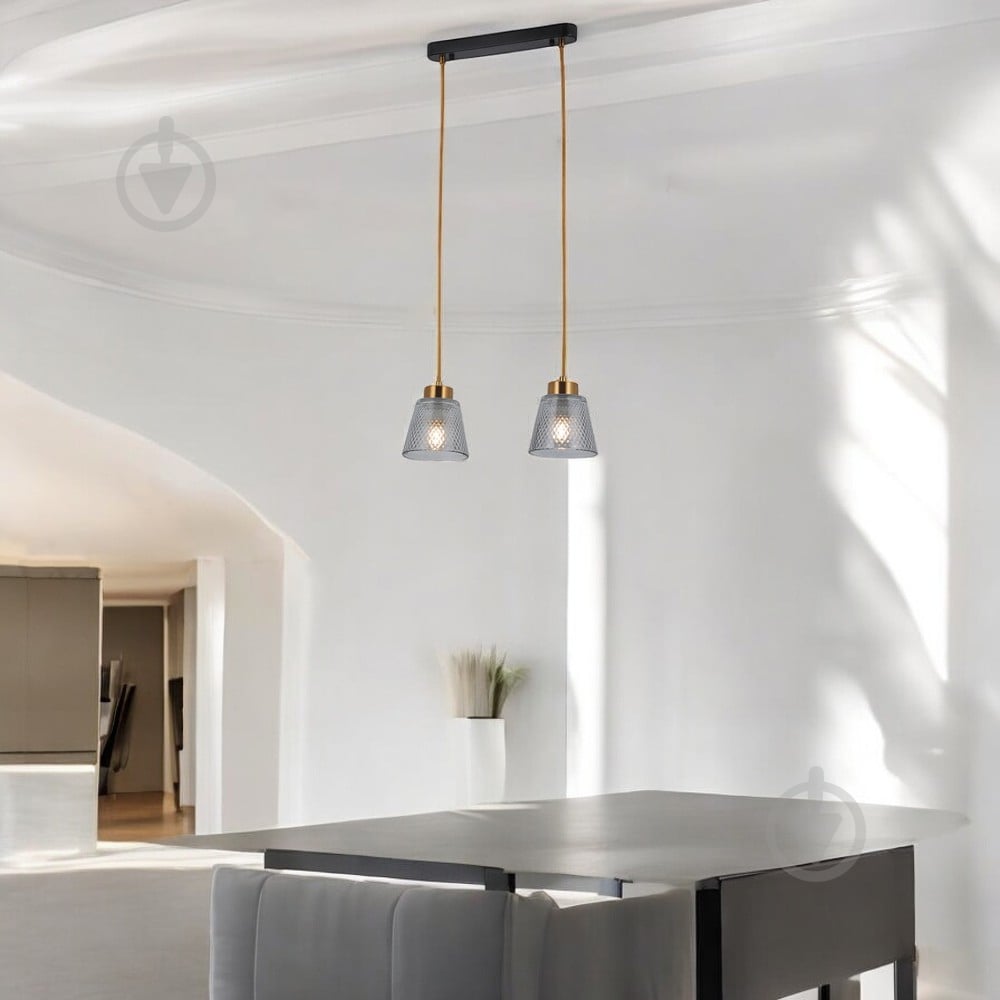 Подвес WunderLicht 2x60 Вт Е27 бронзовый OM6056-32 - фото 3 Подвес WunderLicht 2x60 Вт Е27 бронзовый OM6056-32 - фото 3