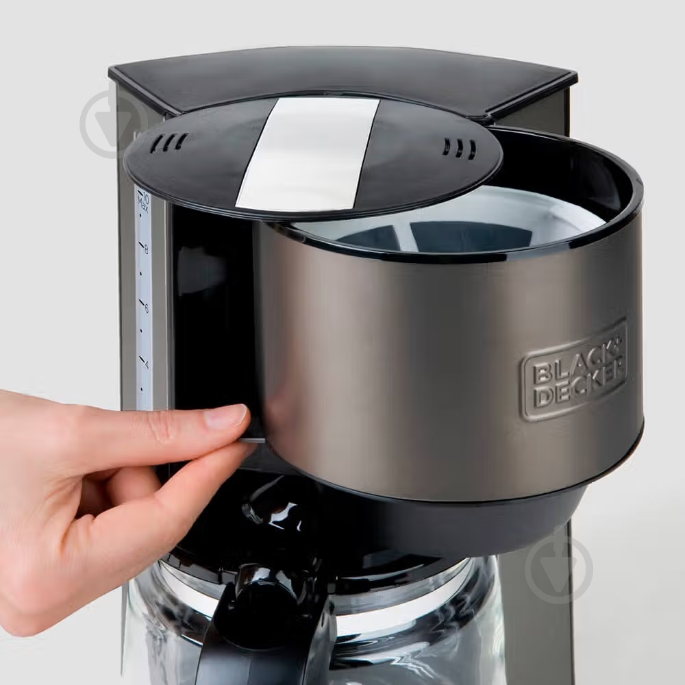 Кофеварка капельная Black+Decker BXCO1000E коричневый - фото 8