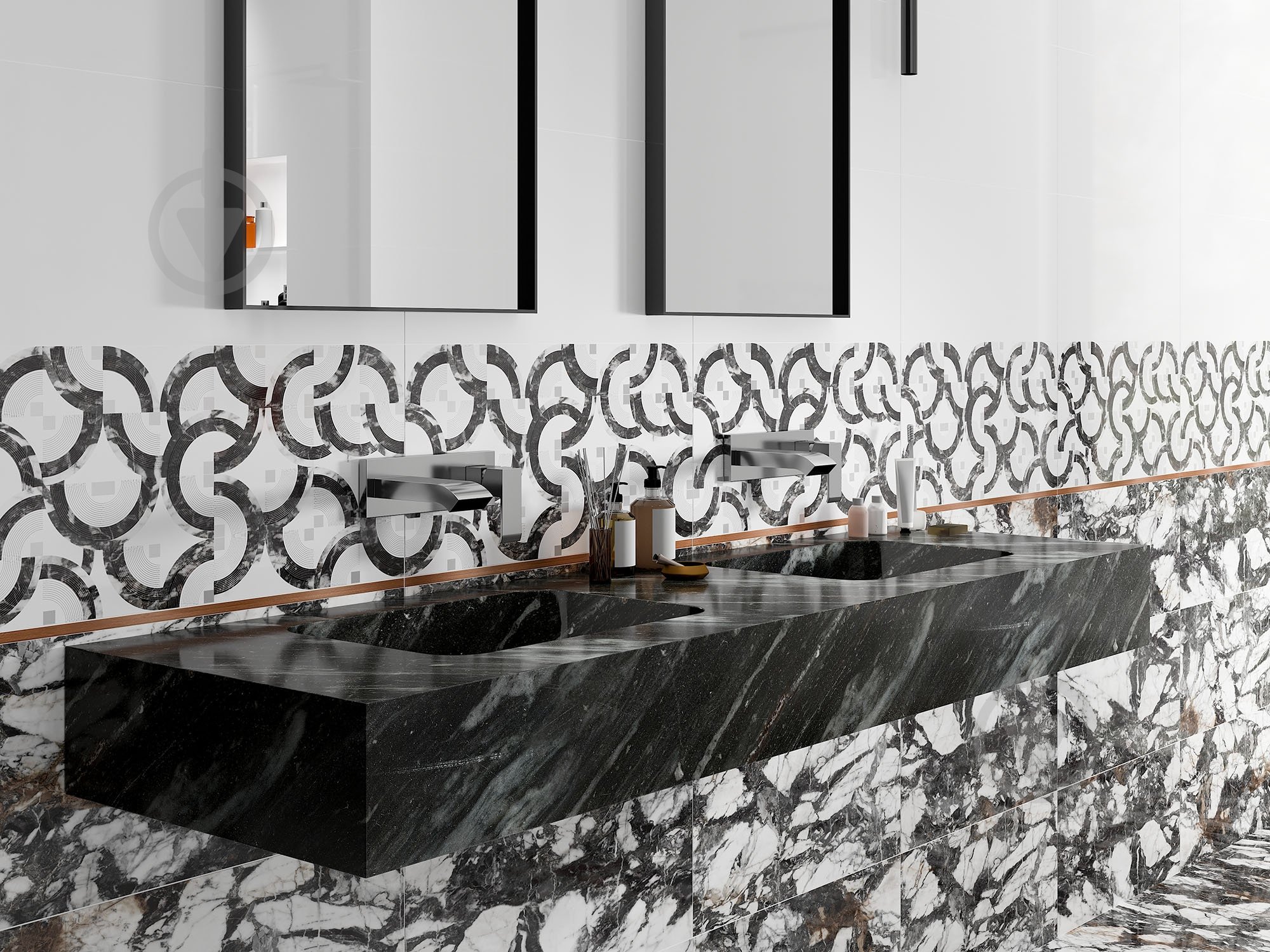 Плитка Cersanit Esme inserto glossy 29,7x60 см - фото 3