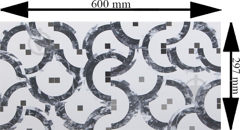 Плитка Cersanit Esme inserto glossy 29,7x60 см - фото 4