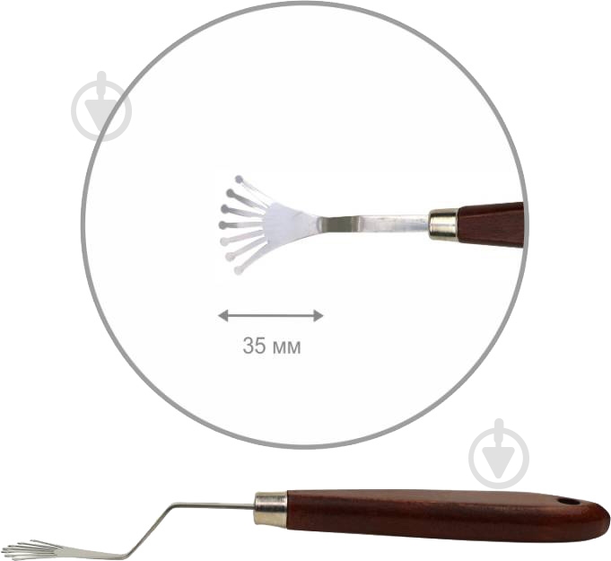 Мастихин ArtWork №3 веерный 3,5 см Rosa Studio - фото 1