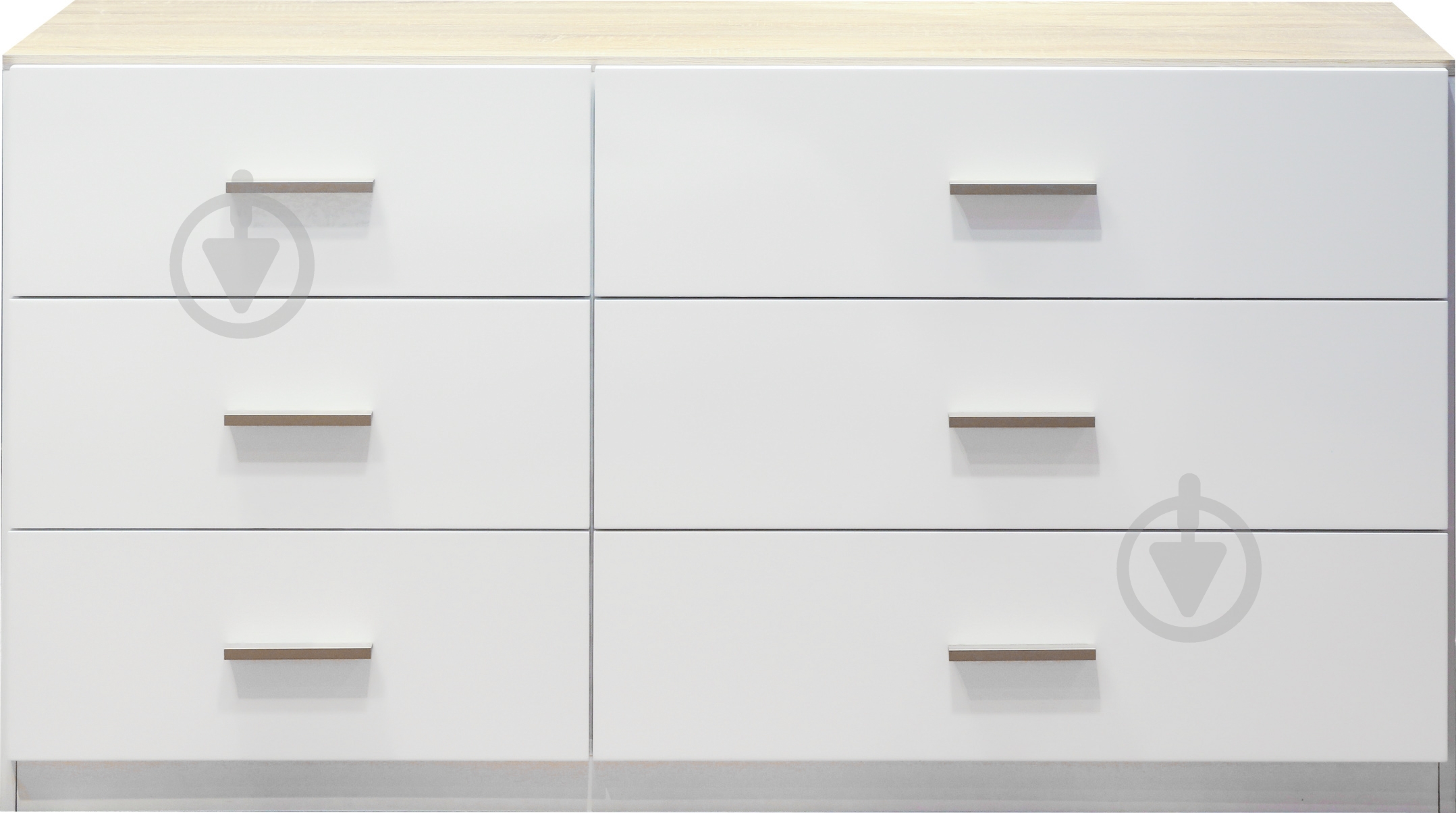 Комод Embawood Верона W1600 дуб самоа/белый - фото 3