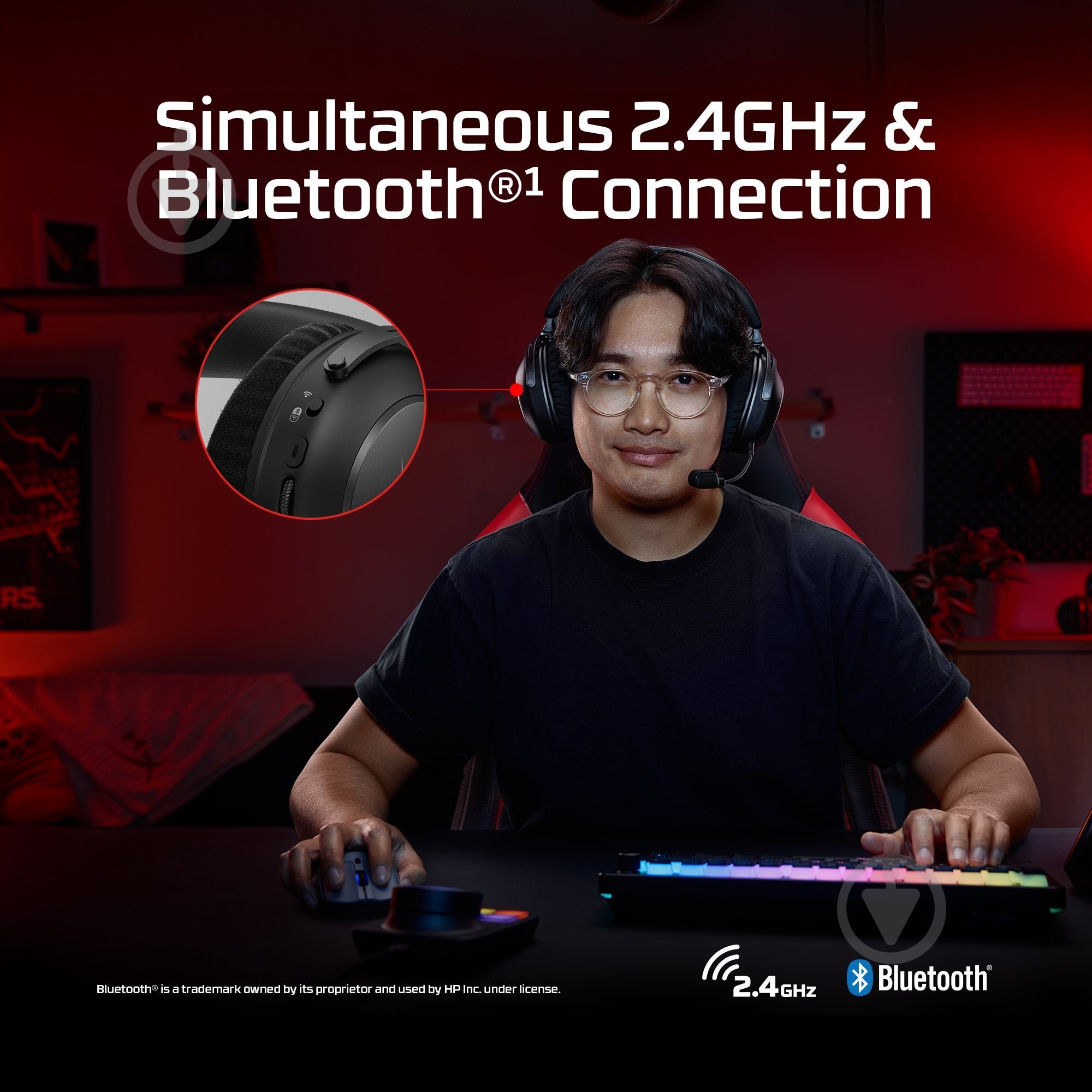 Наушники HyperX Cloud Alpha 2 Wireless black (AJ5C7AA) - фото 11 Наушники HyperX Cloud Alpha 2 Wireless black (AJ5C7AA) - фото 11