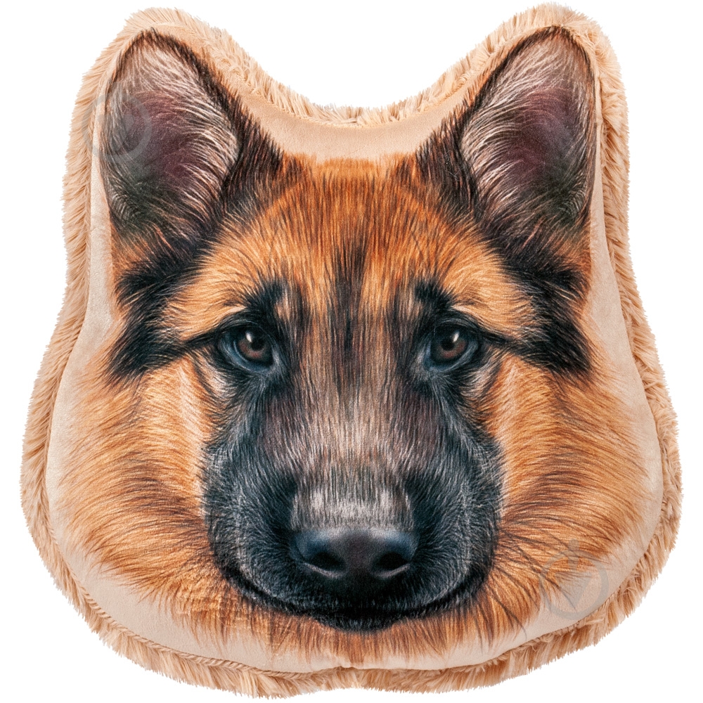 Подушка декоративная Cобака Овчарка 30x35 см бежевый Stip - фото 1