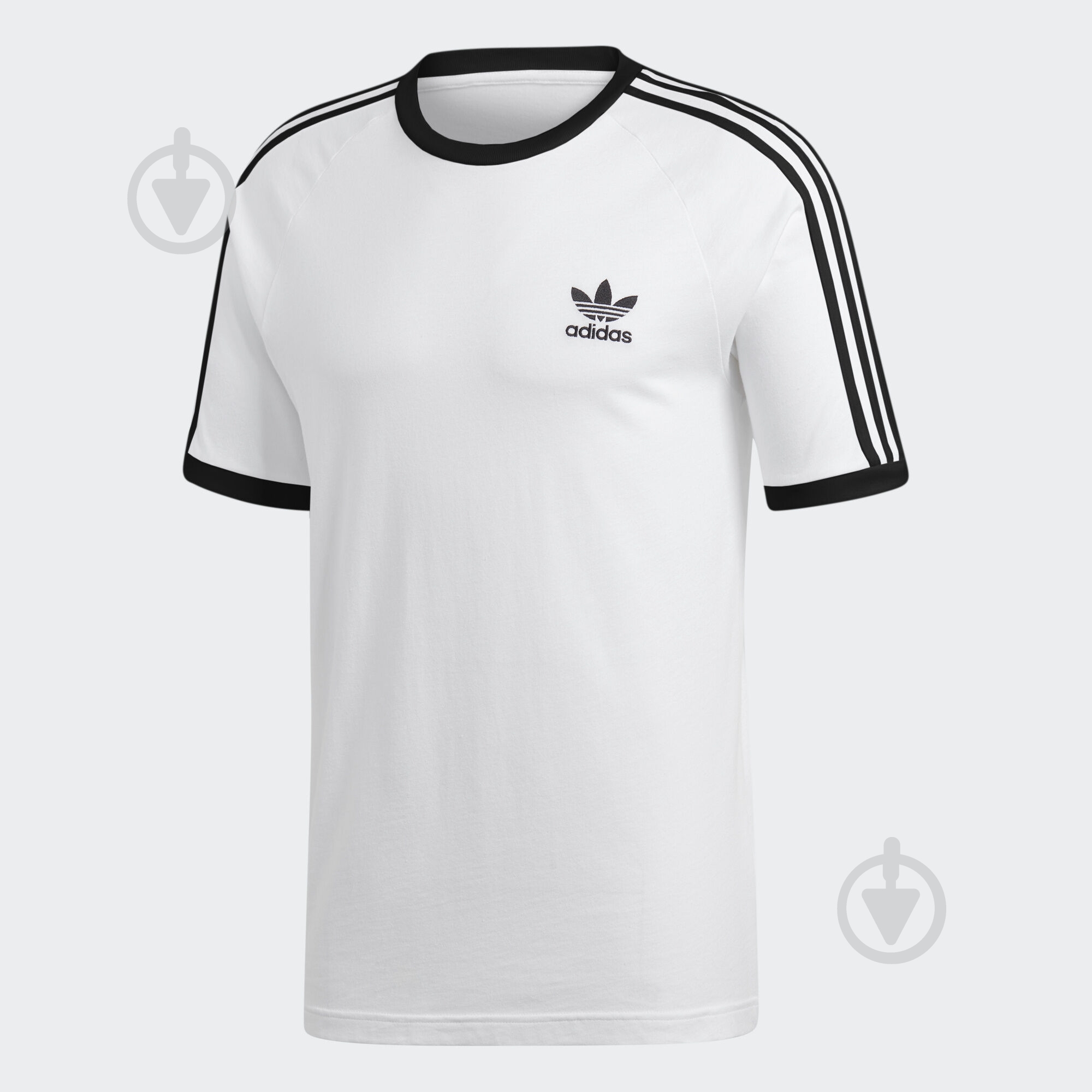 Футболка Adidas 3-STRIPES TEE CW1203 р.M белый - фото 1