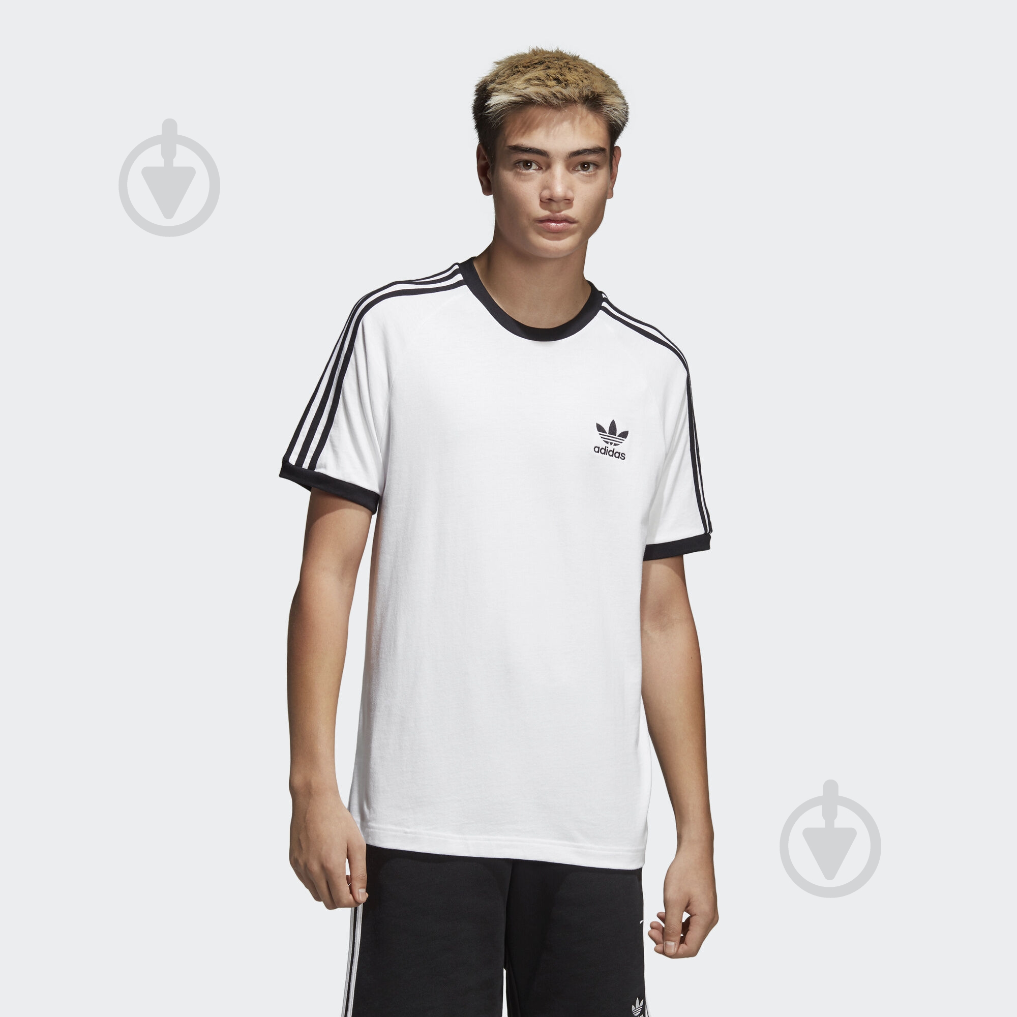Футболка Adidas 3-STRIPES TEE CW1203 р.M белый - фото 3