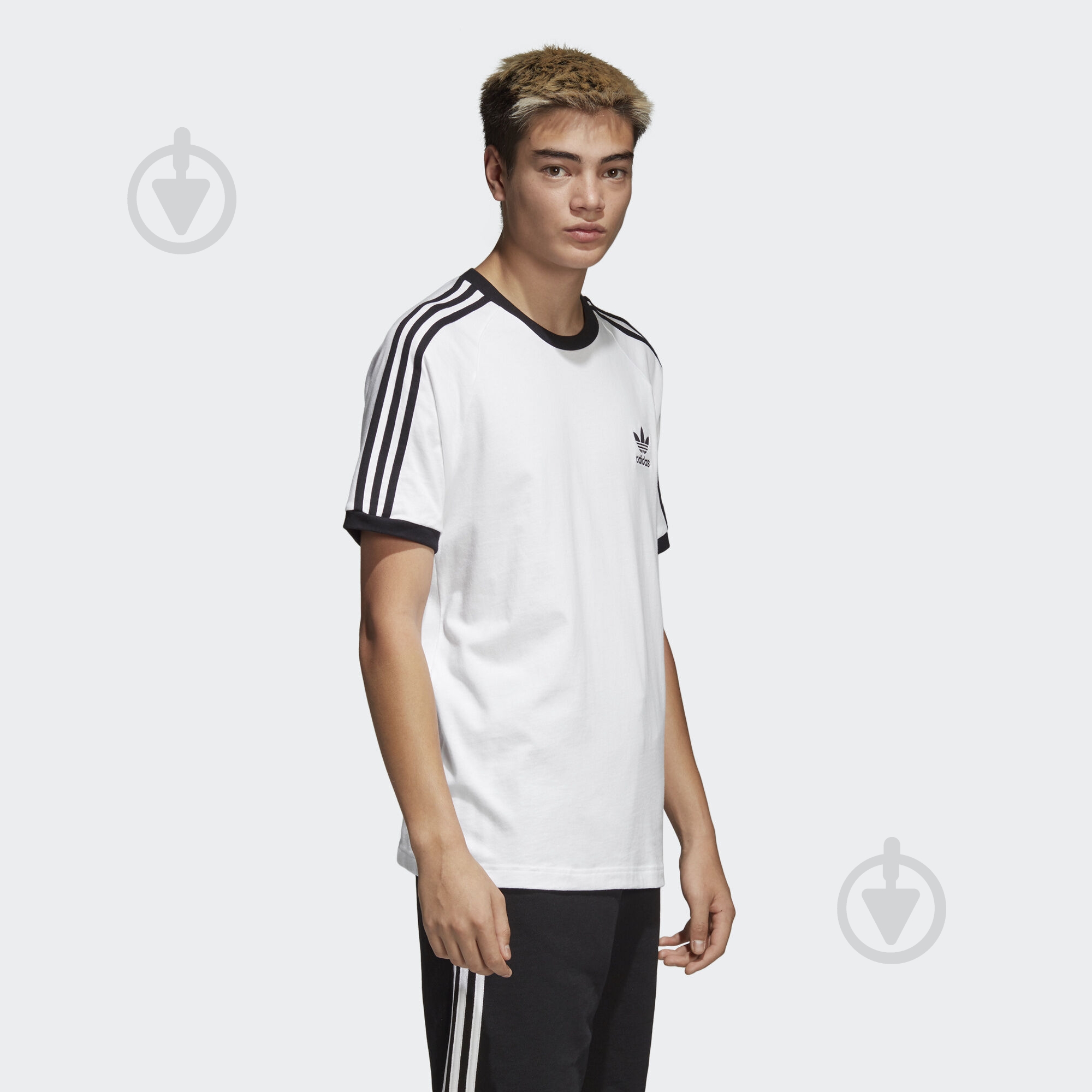 Футболка Adidas 3-STRIPES TEE CW1203 р.M белый - фото 6