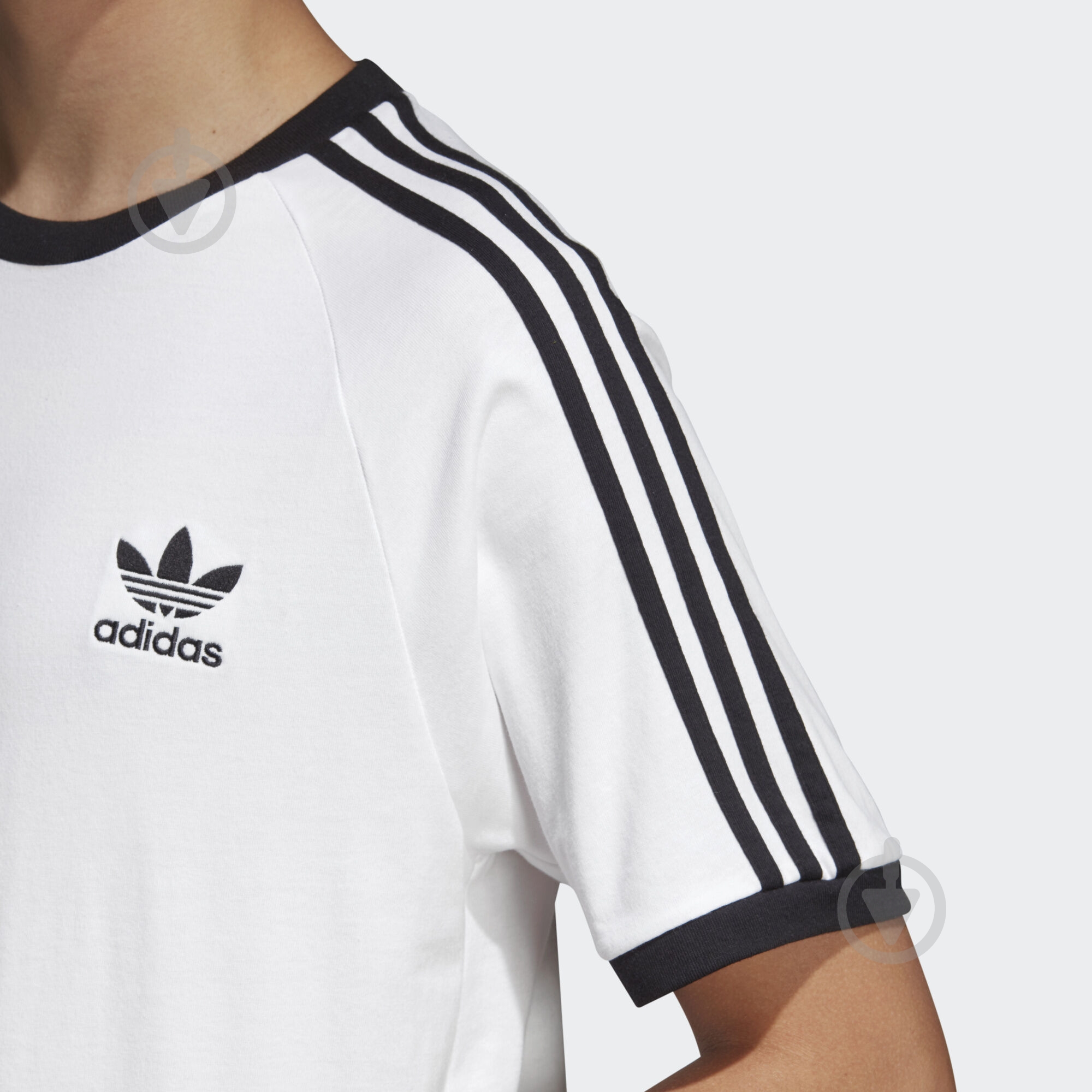Футболка Adidas 3-STRIPES TEE CW1203 р.M белый - фото 8