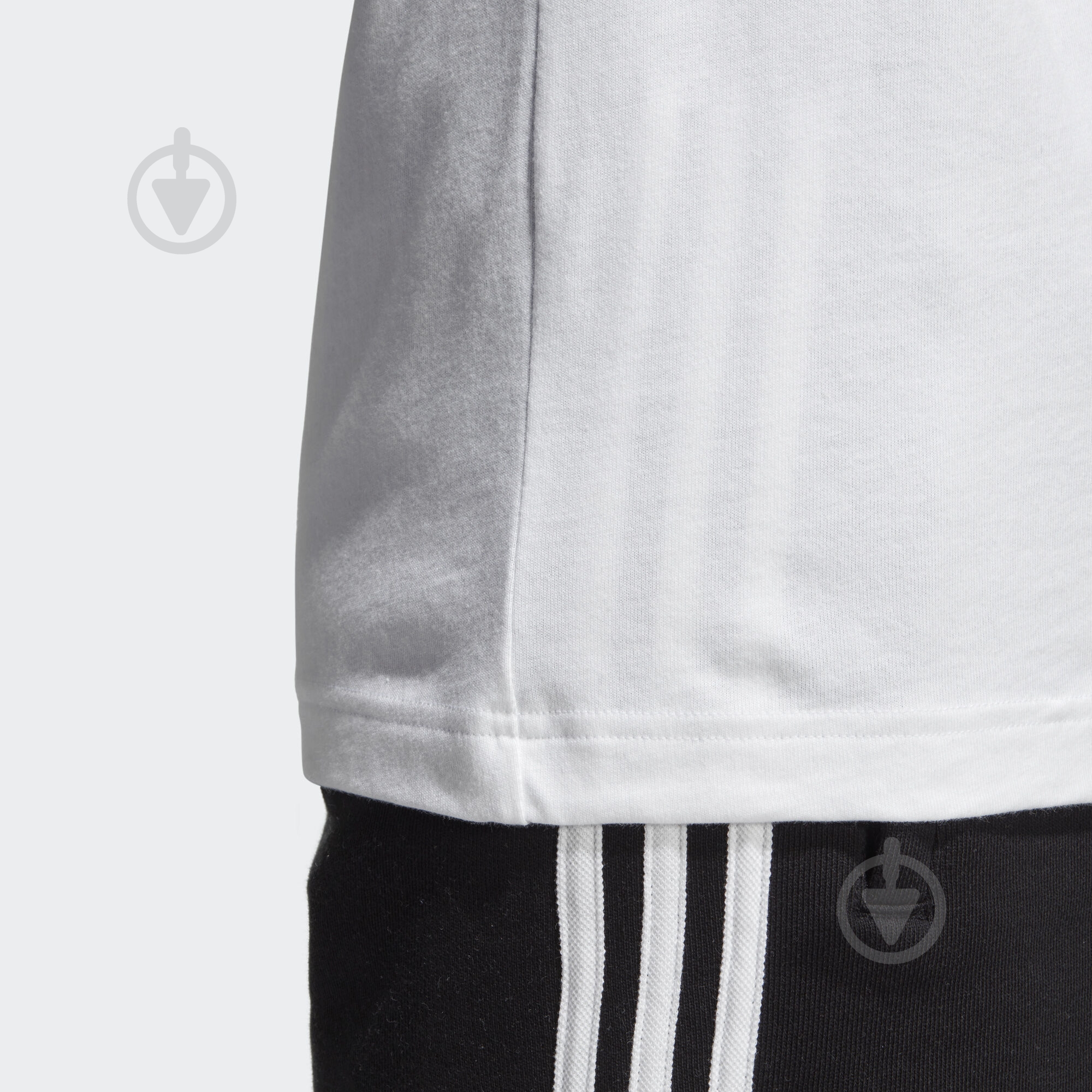 Футболка Adidas 3-STRIPES TEE CW1203 р.M белый - фото 9