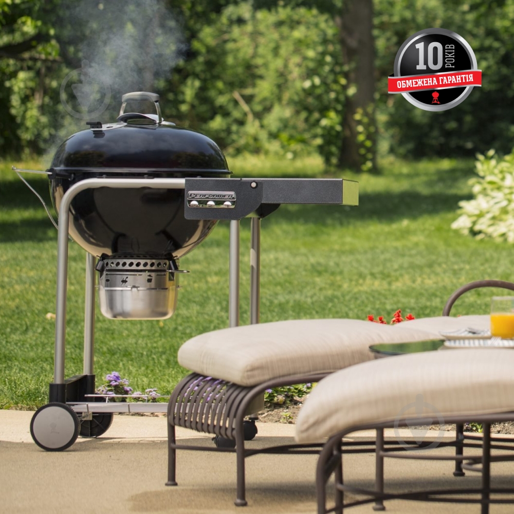 Гриль угольный Weber Performer Original GBS 57 см черный - фото 3