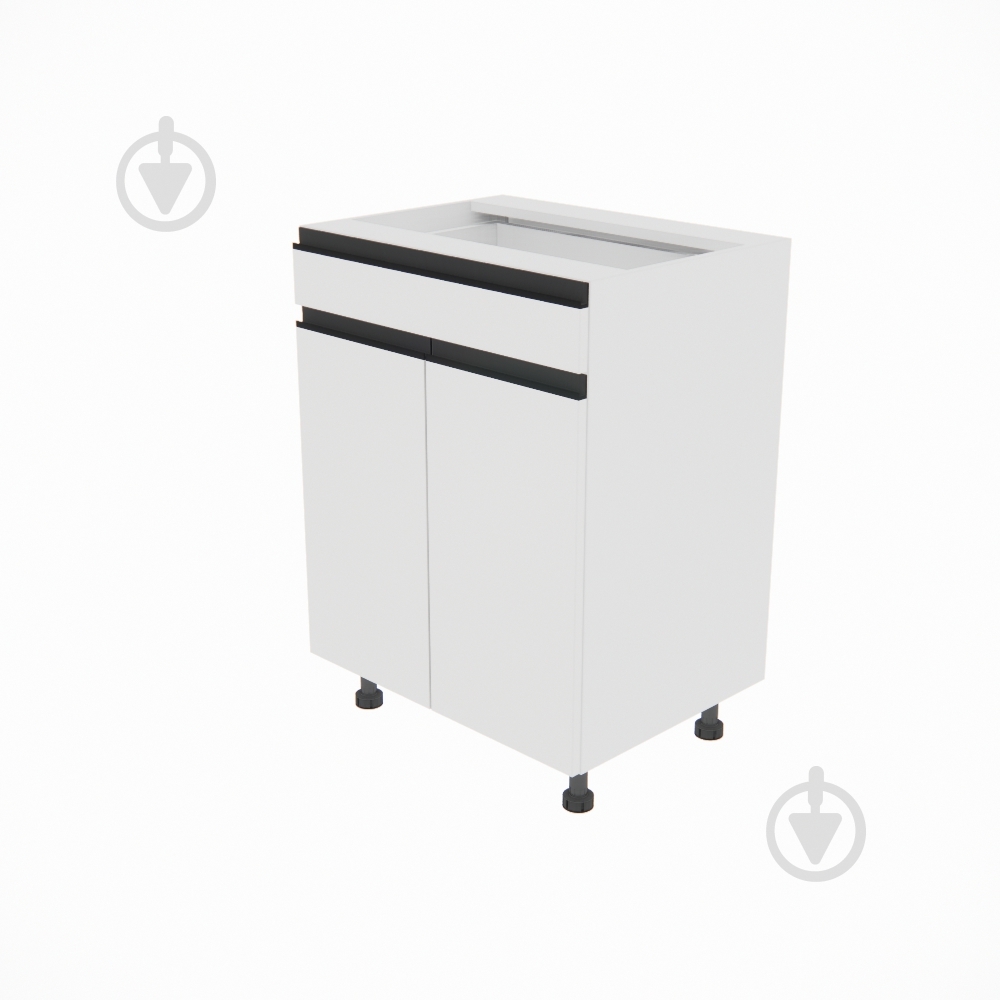 Тумба нижняя Софи (Н 60 ДШ) белый/белый Світ Меблів - фото 1 Тумба нижняя Софи (Н 60 ДШ) белый/белый Світ Меблів - фото 1